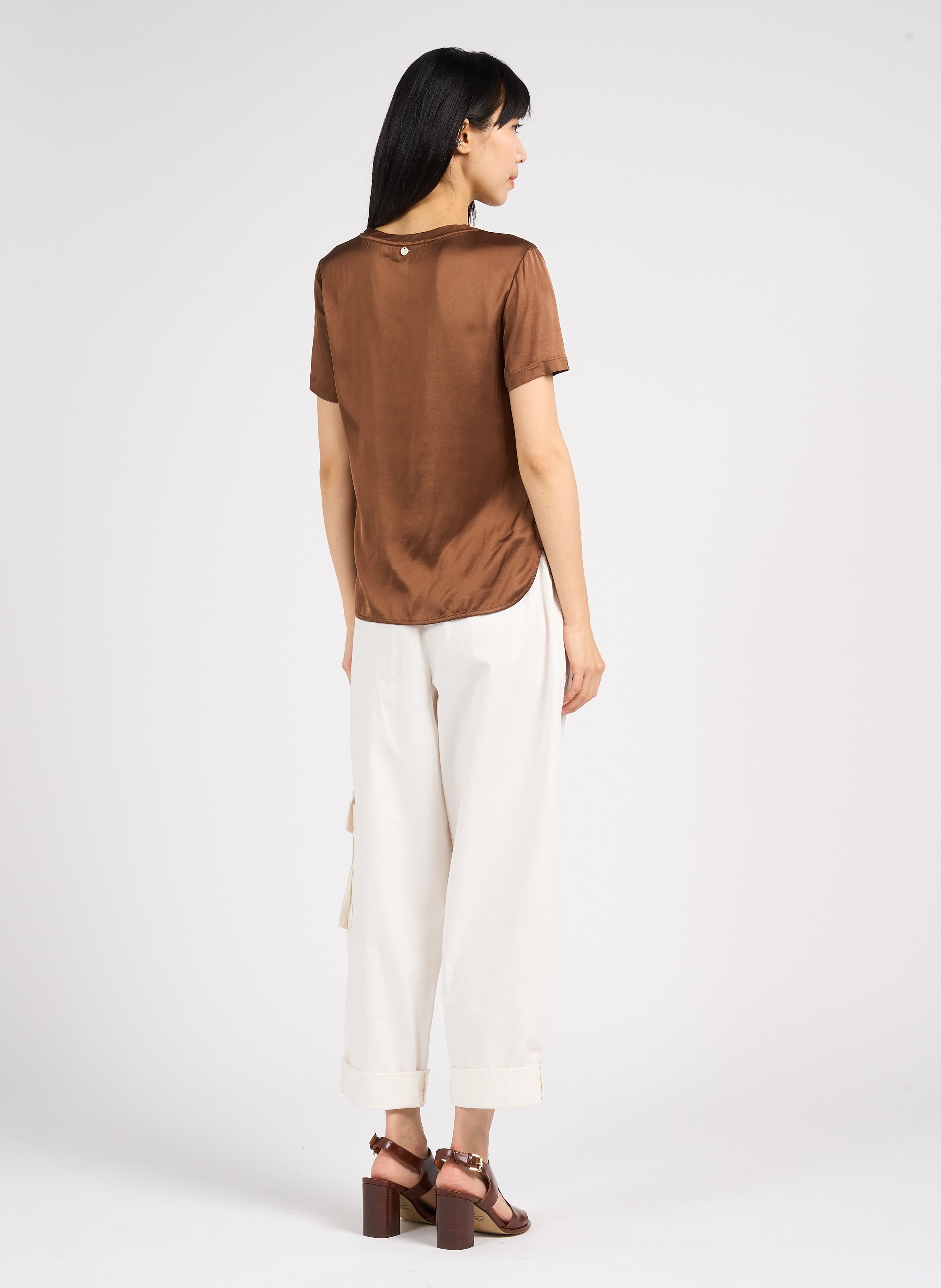 Sandales hautes en cuir JONAK Marron