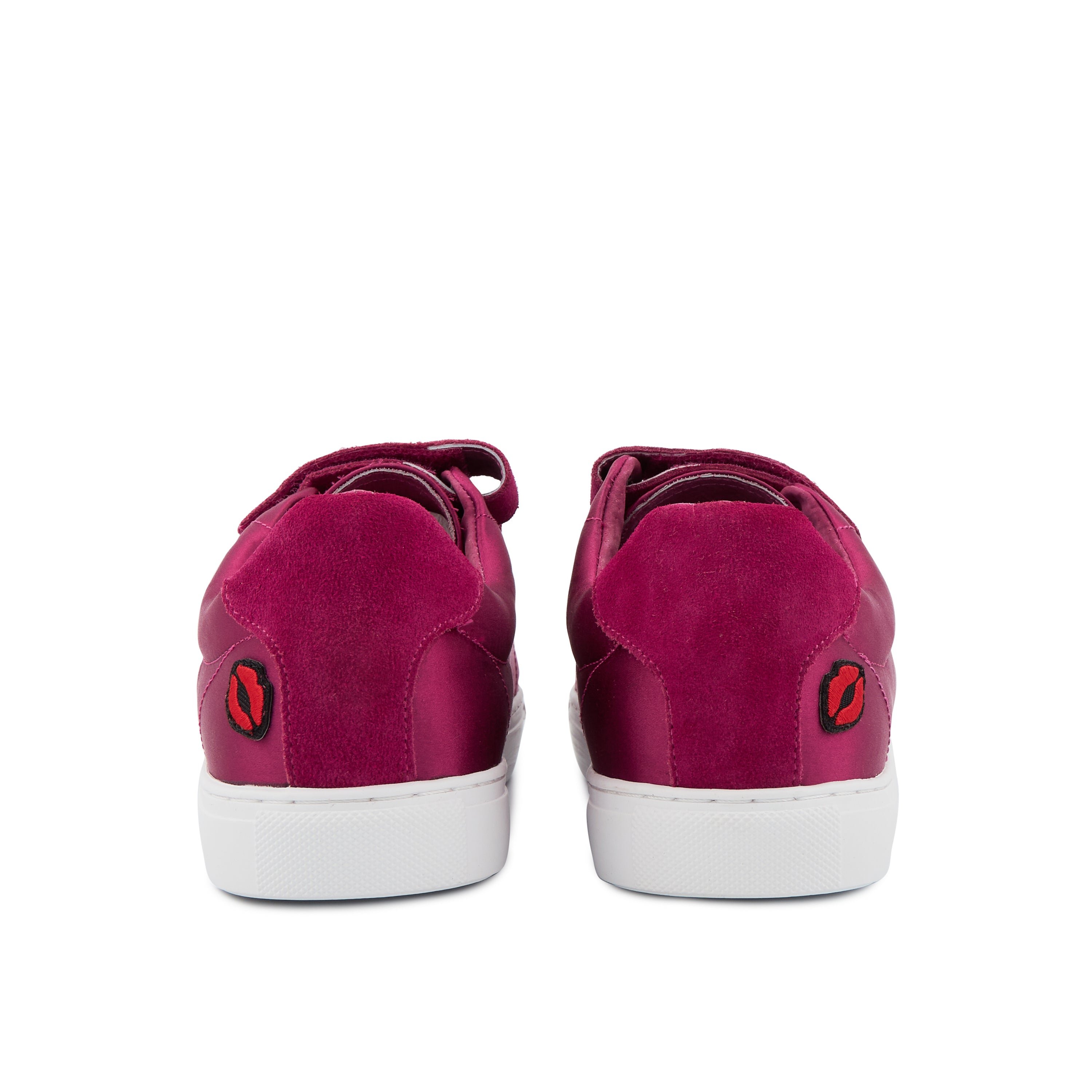 Jimmy leather sneakers BONS BAISERS PARIS Pink