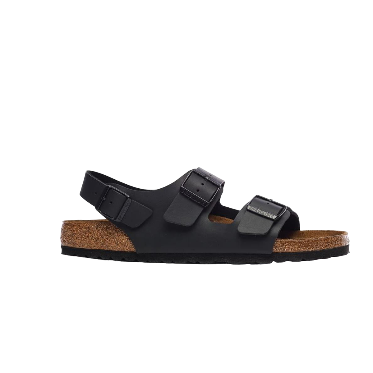 Faux leather sandals BIRKENSTOCK Black