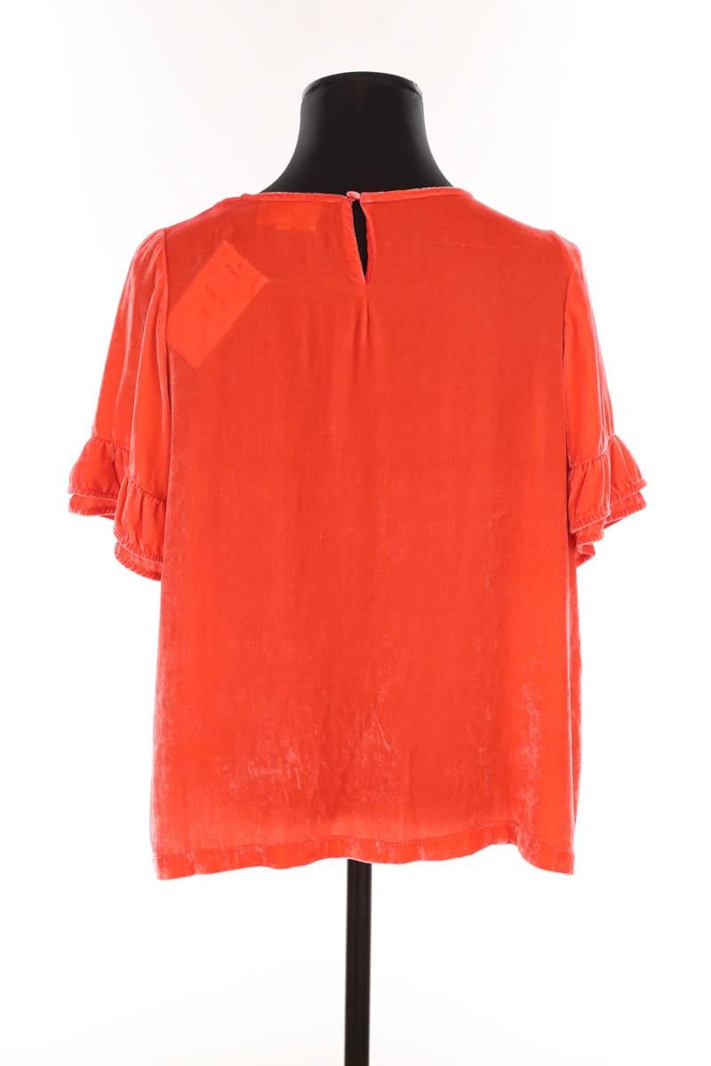 Velvet blouse SEZANE - Seconde main Orange