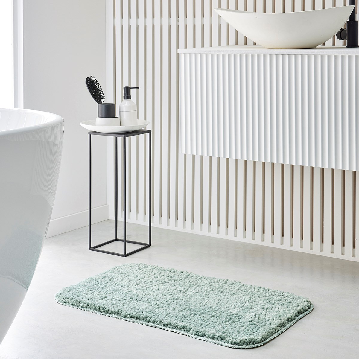 Tufted plain bath mat TODAY LINGE DE MAISON Green