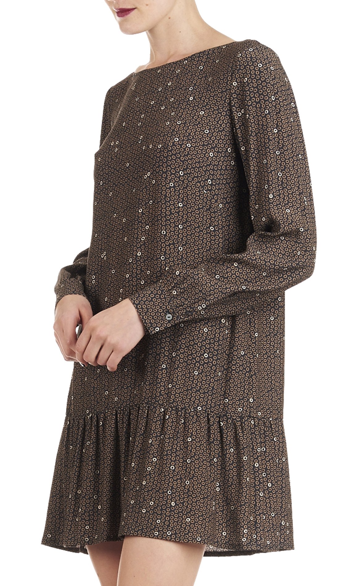 Printed dress ATTIC AND BARN Black