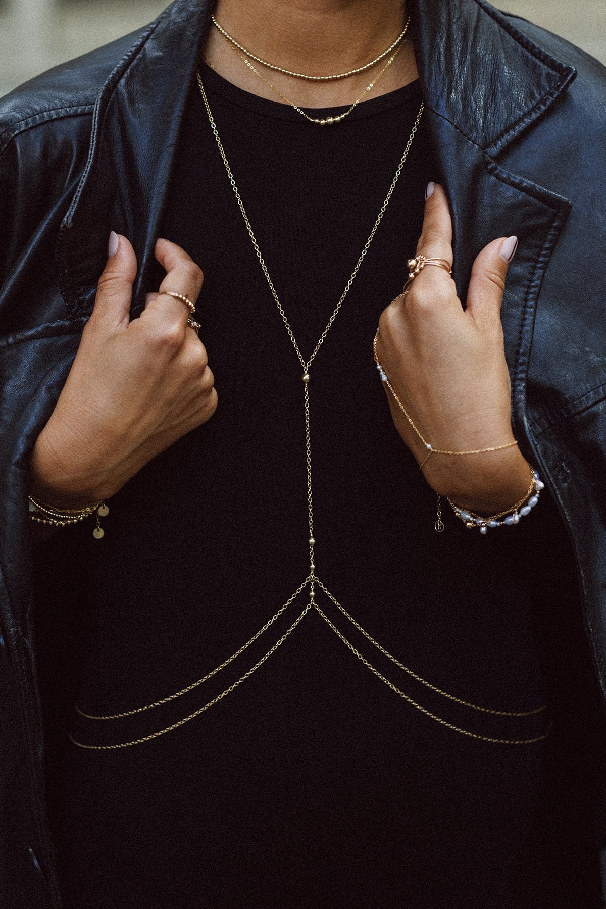 Necklace - gold YAY Golden