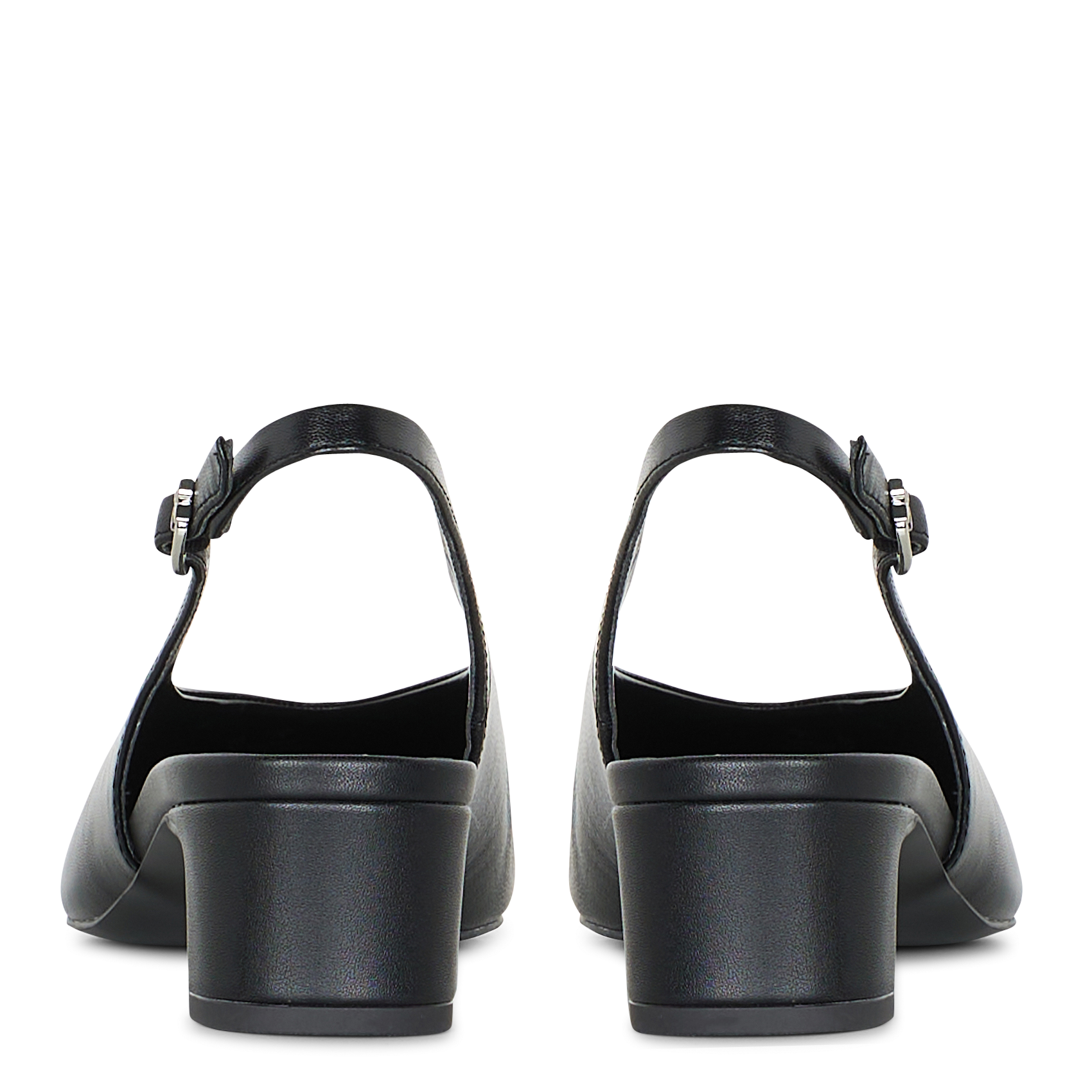 Leather slingbacks SAM EDELMAN Black