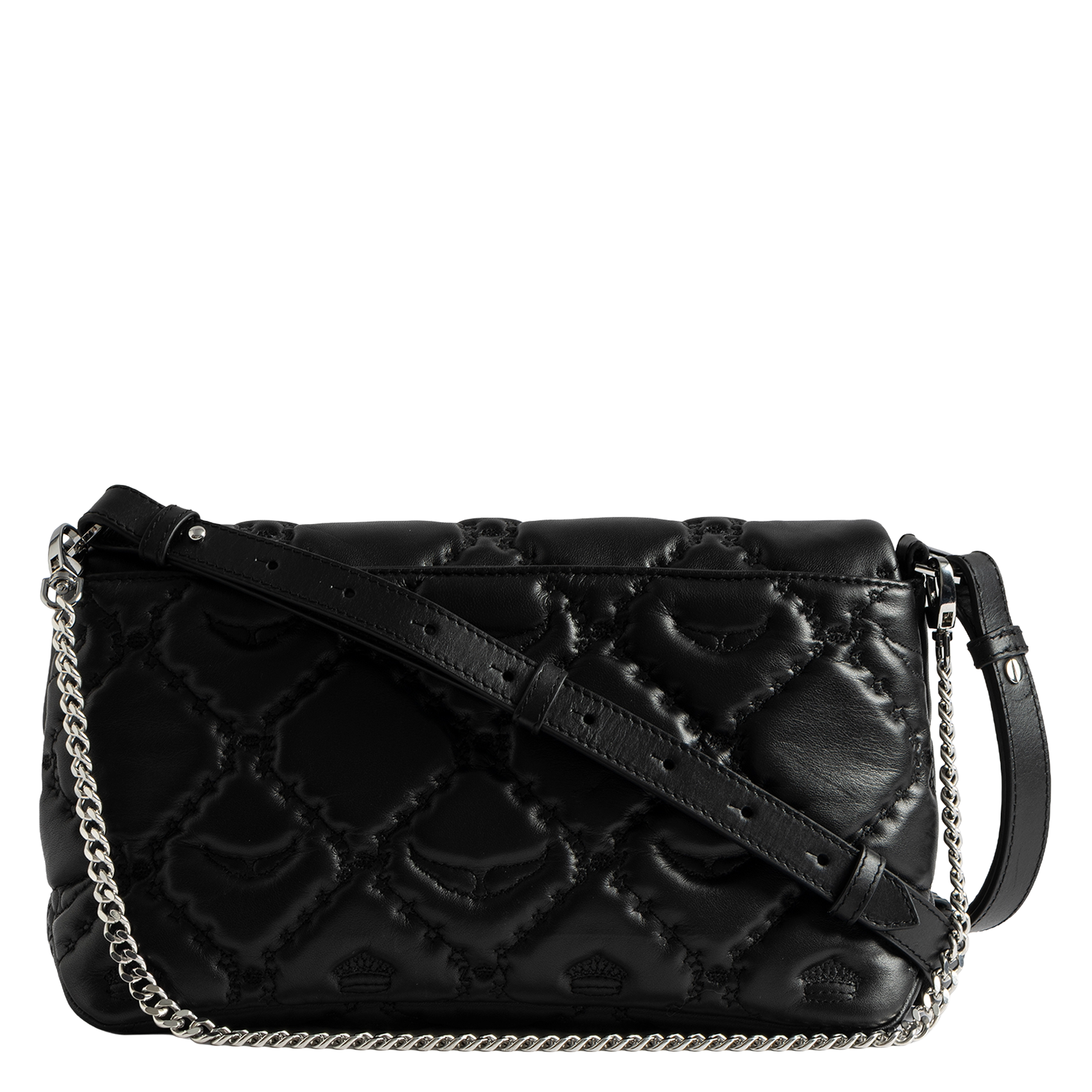 Leren clutch ZADIG&VOLTAIRE Zwart
