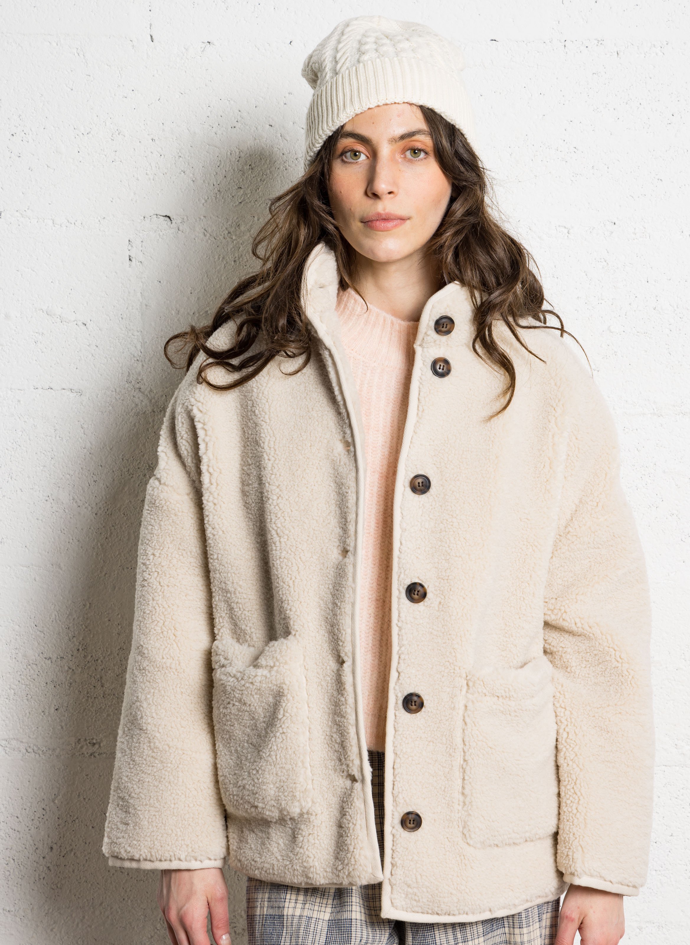 Veste oversize col montant  HARTFORD Multicolore