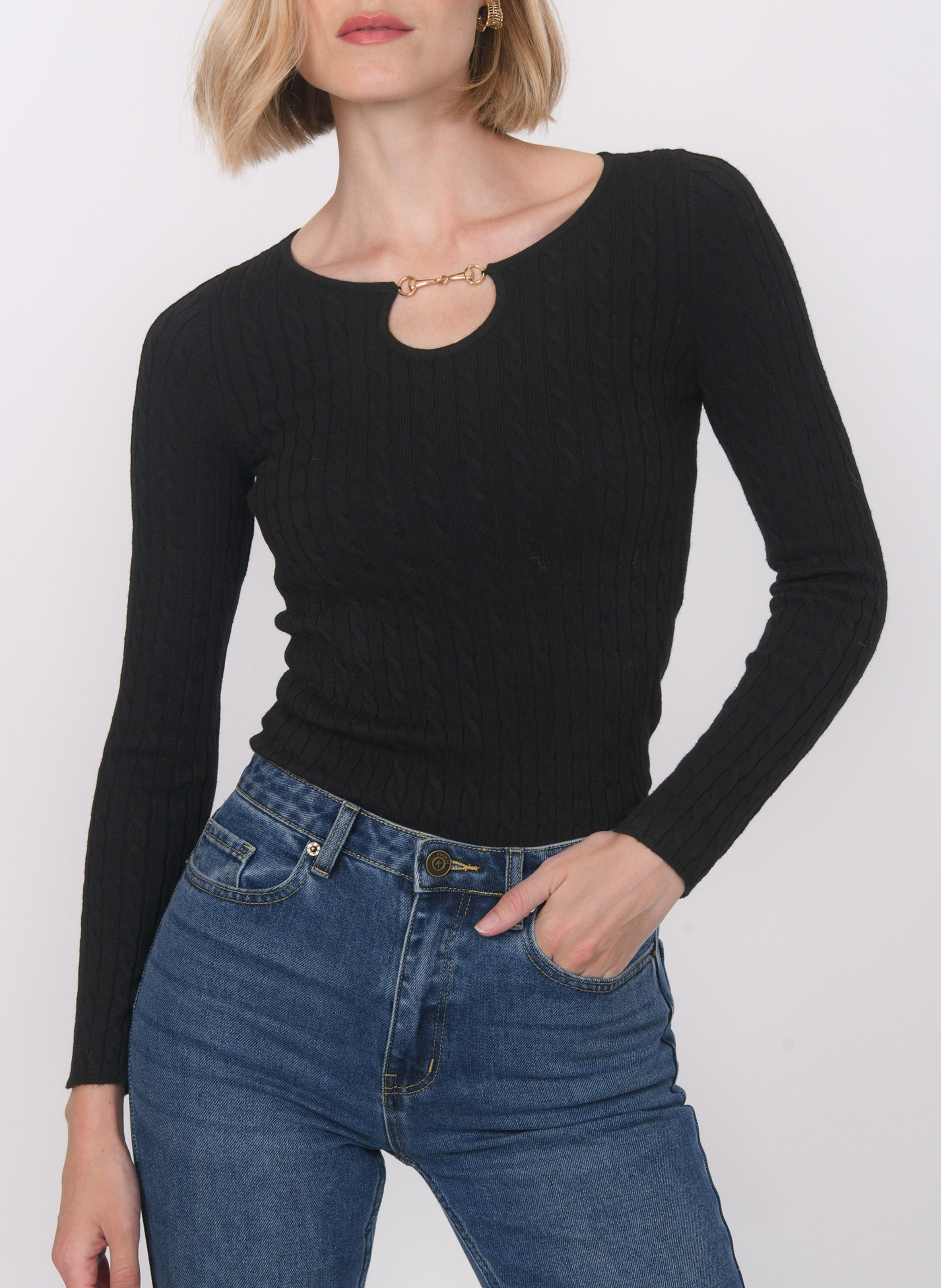 Pull col bateau  KOOKAI