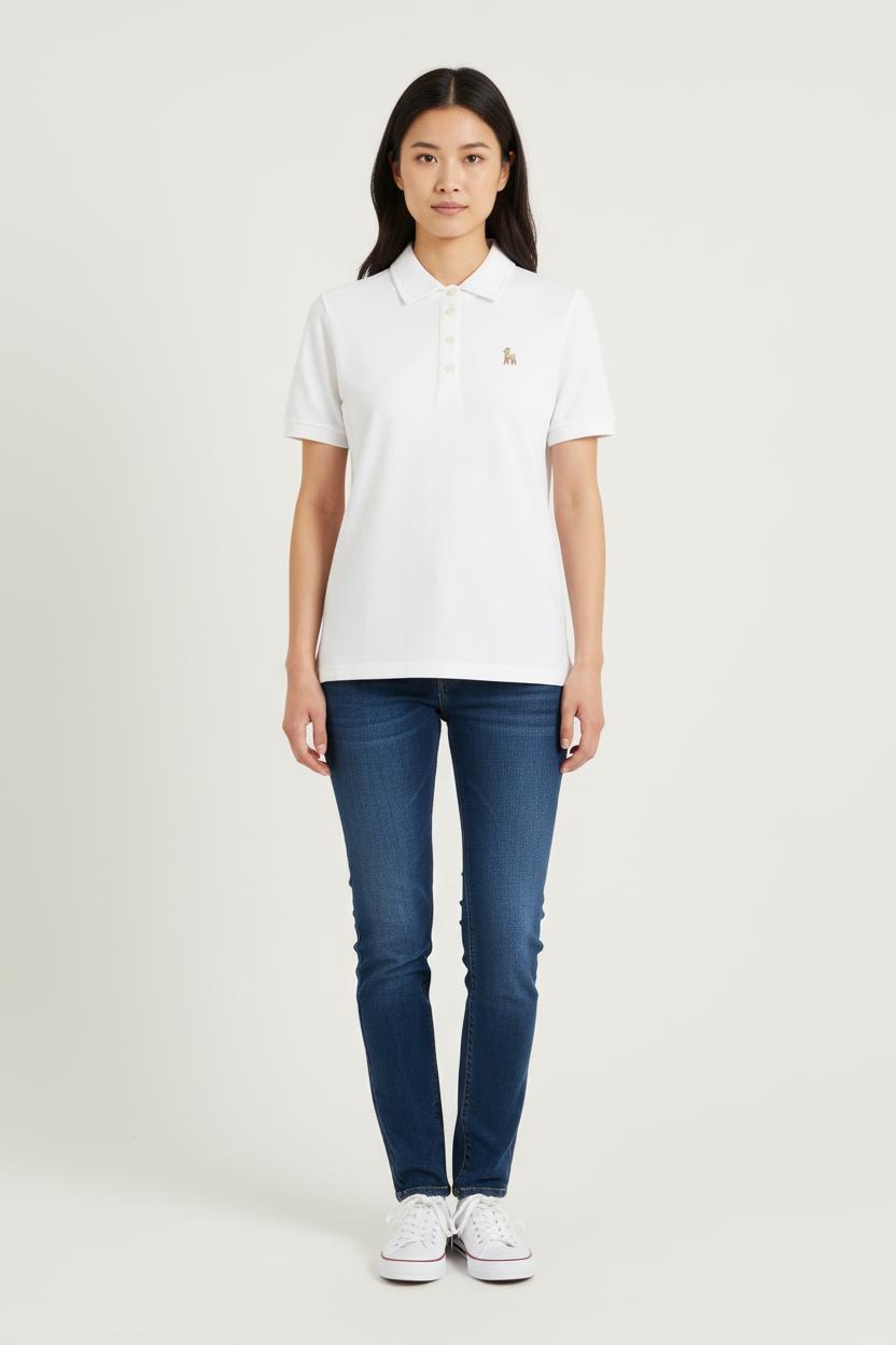 Tommy Badge T-shirt INES DE LA FRESSANGE - Seconde main White