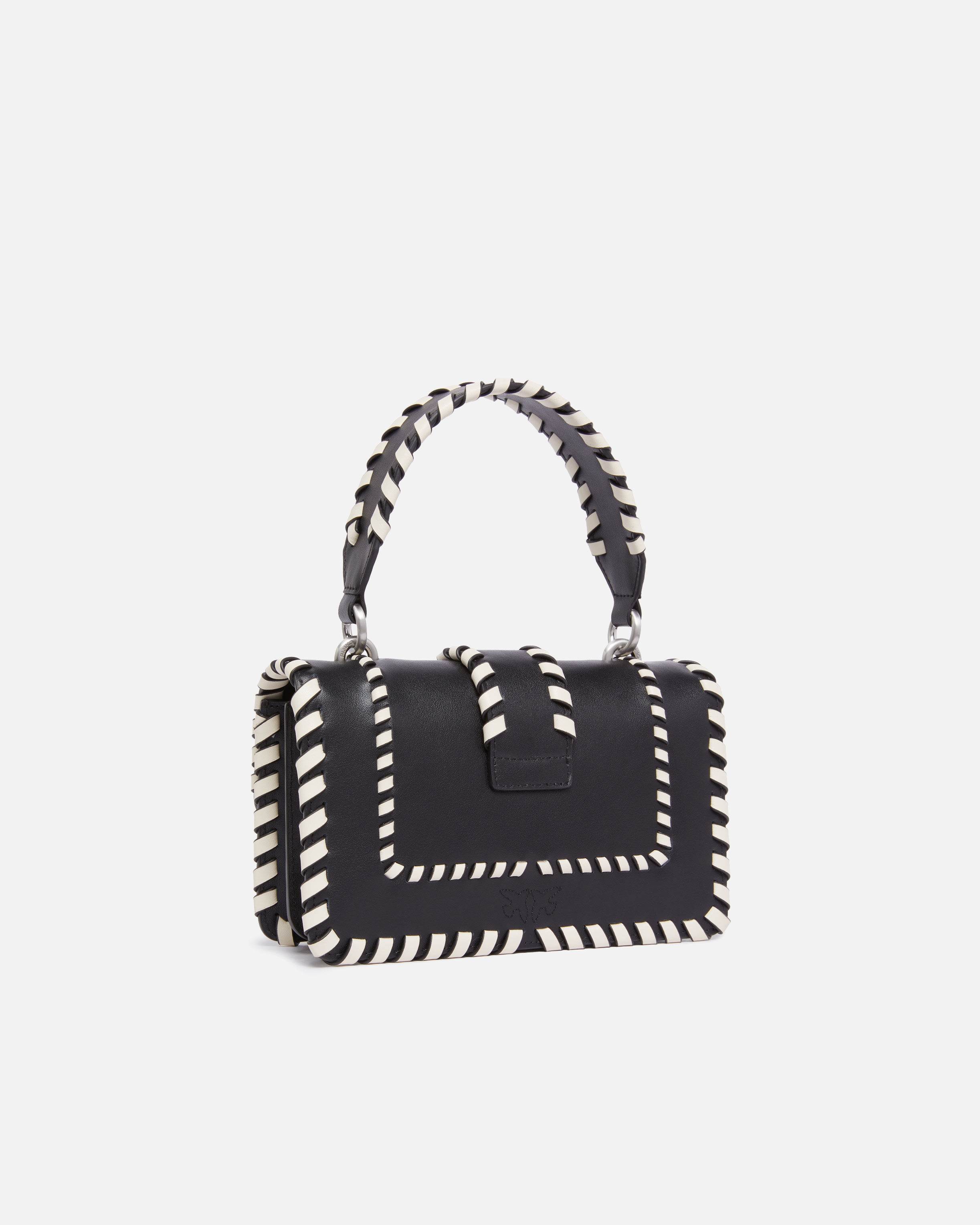 Small leather mini love bag PINKO Black