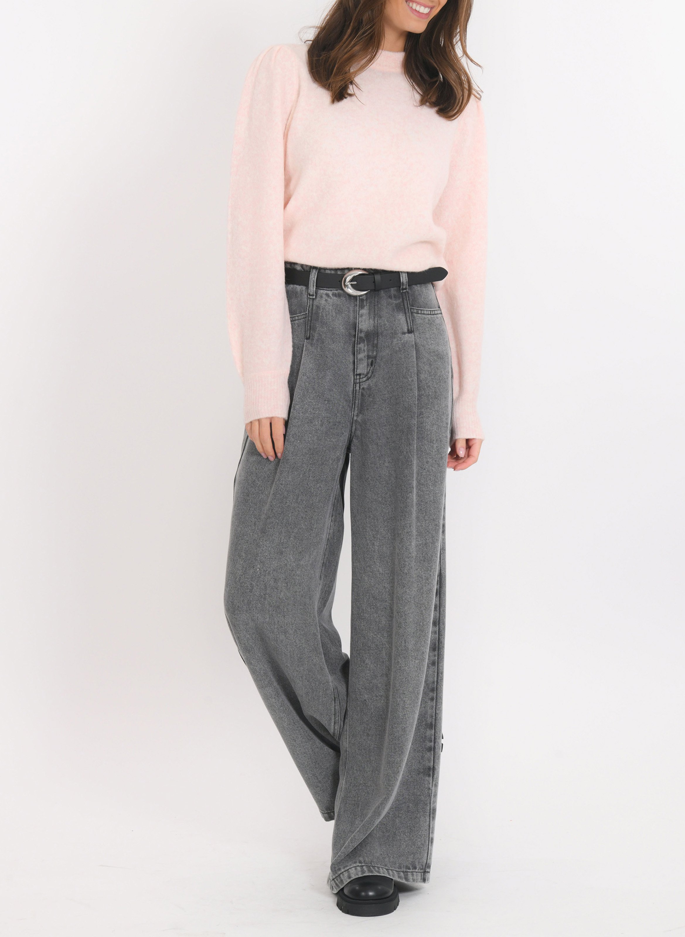 Pull col rond  KOOKAI Rose