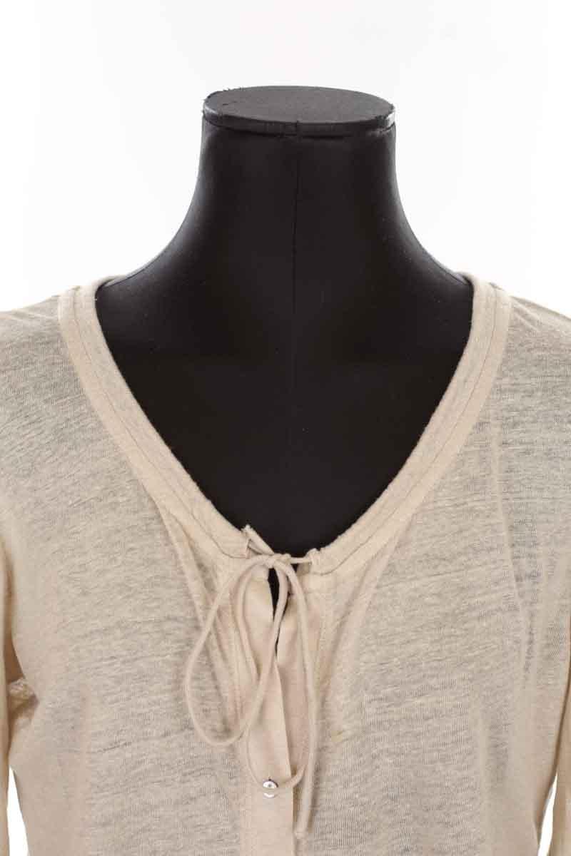 Sweater MAJESTIC FILATURES - SECONDE MAIN Beige