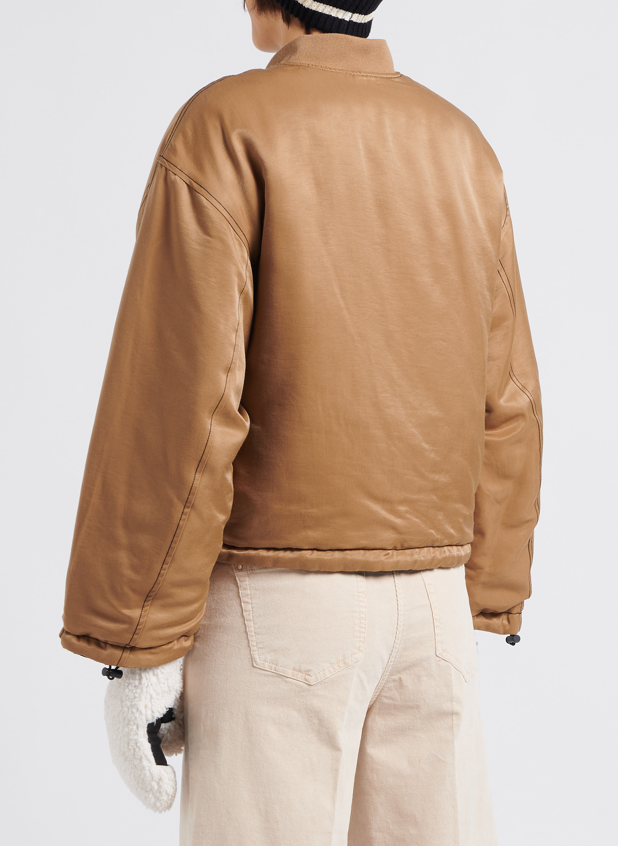 Blouson mit Stehkragen OBJECT Braun