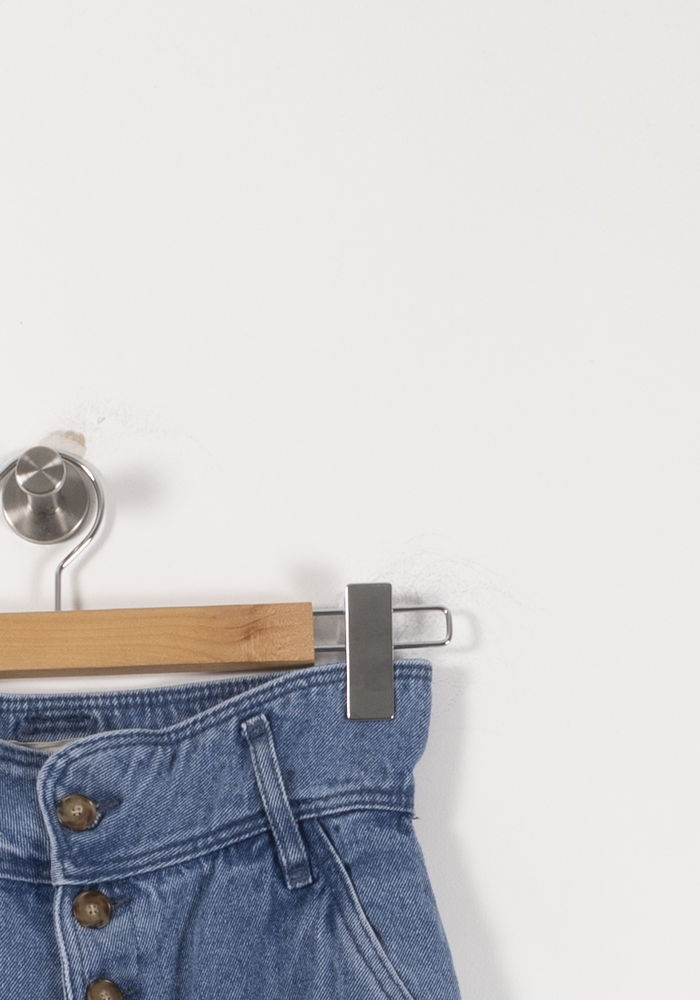 Cropped slim jeans with studs SEZANE - Seconde main Blue