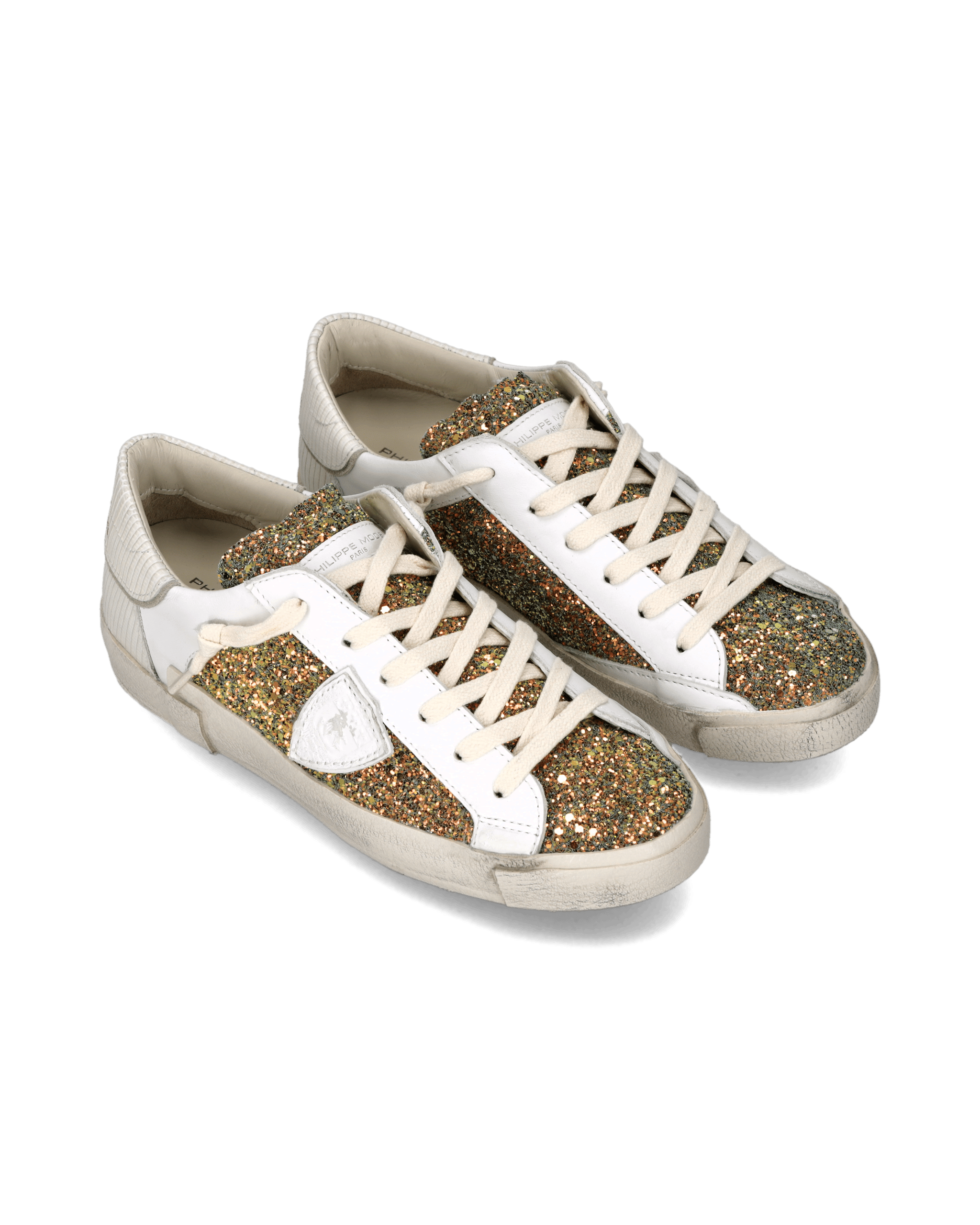 Tennis sneakers. PHILIPPE MODEL Golden