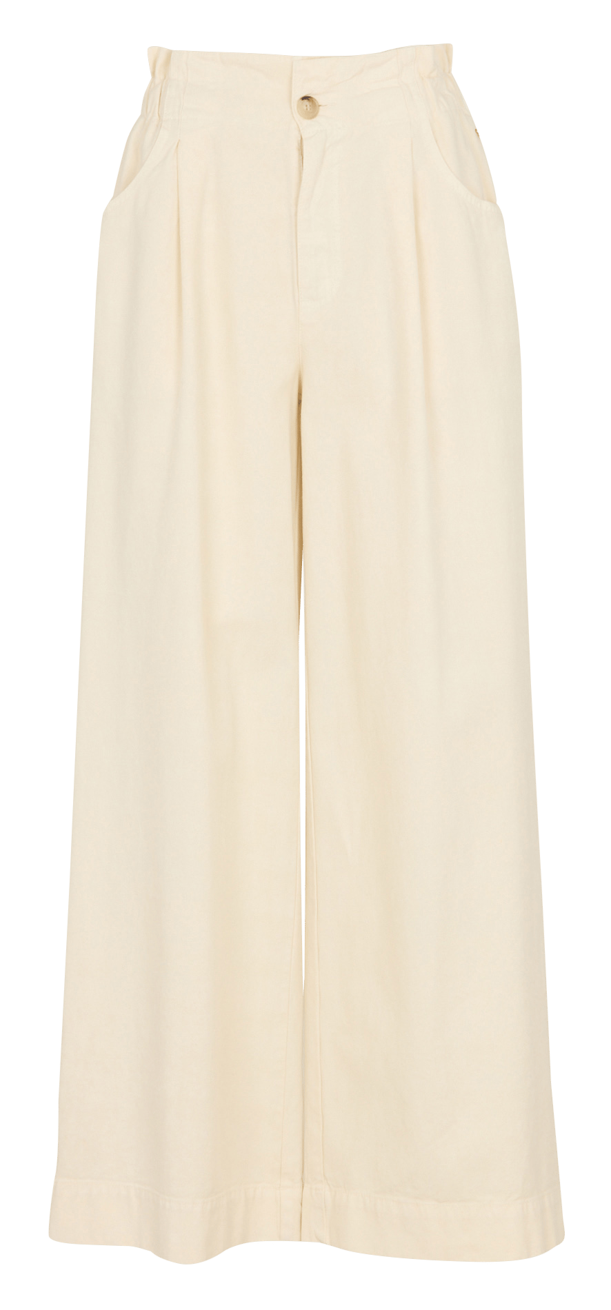 Pantalon large DES PETITS HAUTS Beige