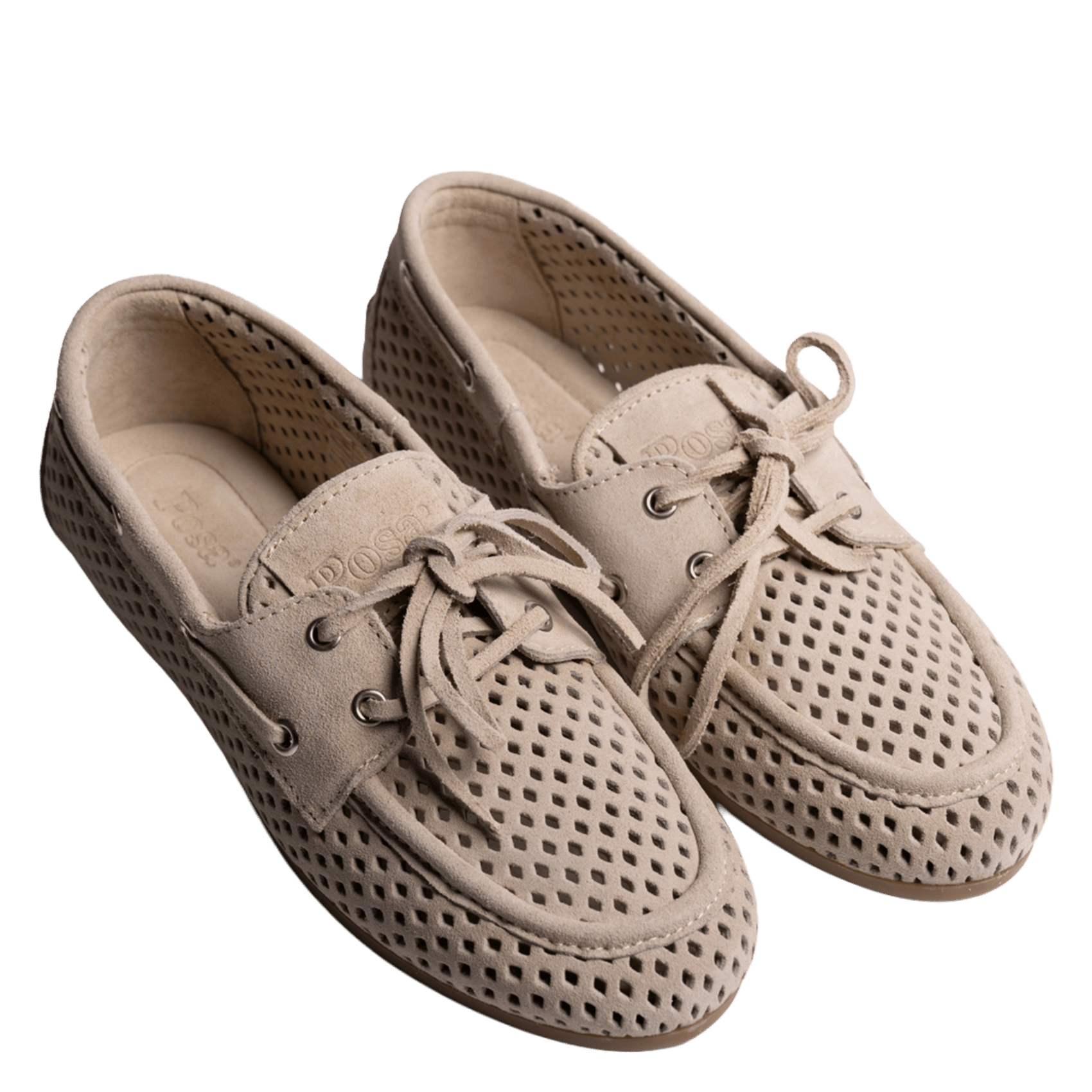 Arthus leather Derby shoes  POSA Beige