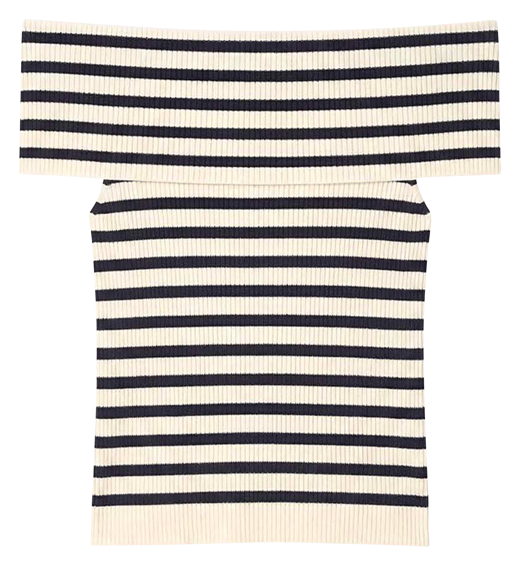 Top met ribbeltextuur TARA JARMON Blauw