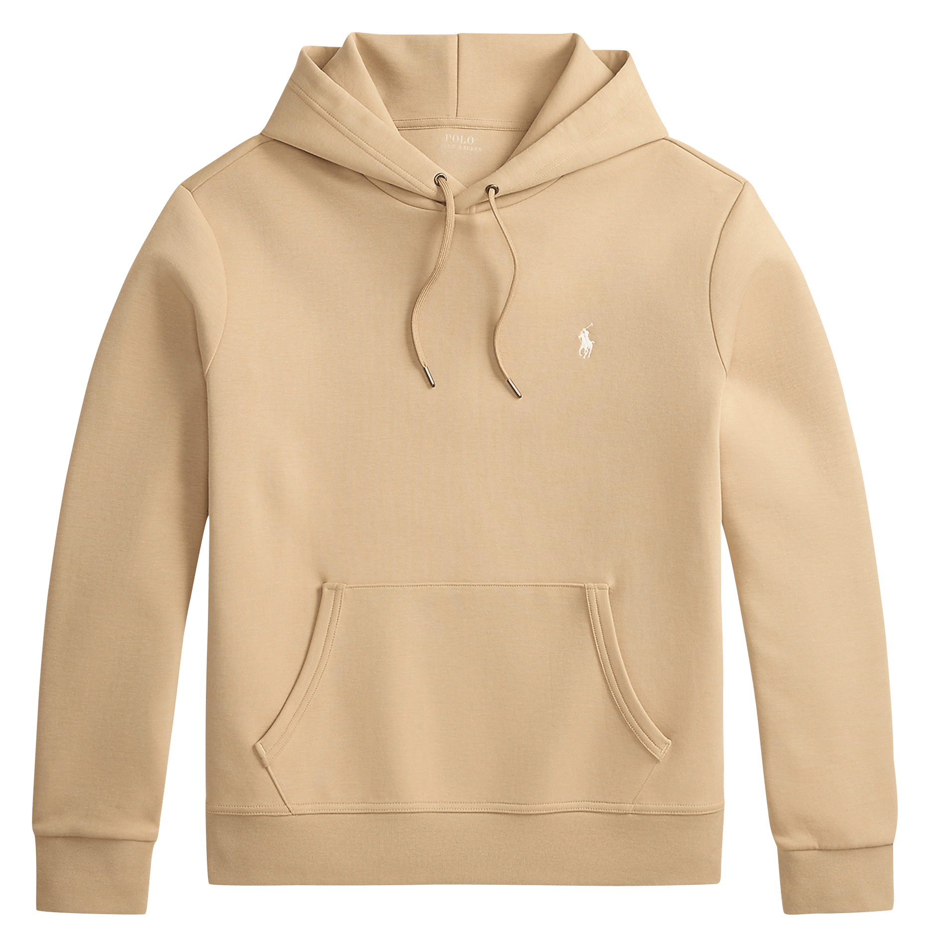 Straight cotton-blend hoodie POLO RALPH LAUREN Beige