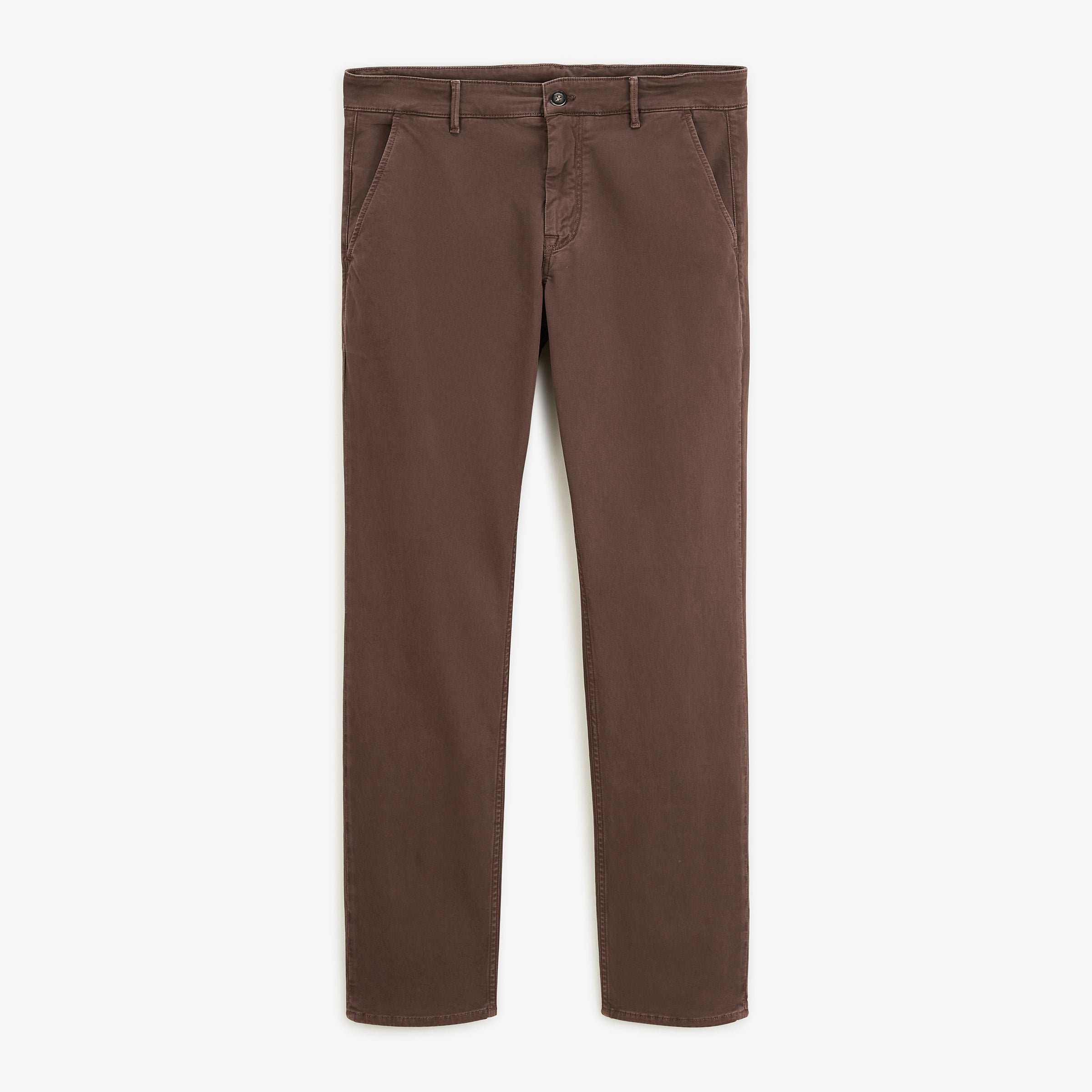 Stretch cotton chino with comfortable fit SERGE BLANCO Brown