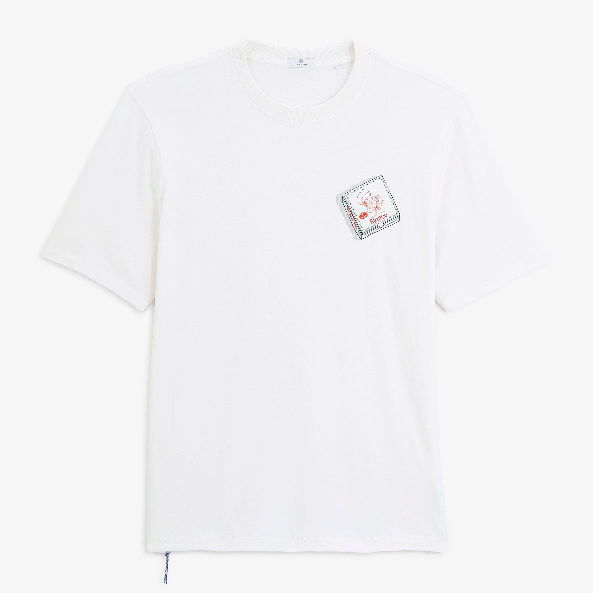 Short-sleeve printed T-shirt SERGE BLANCO White