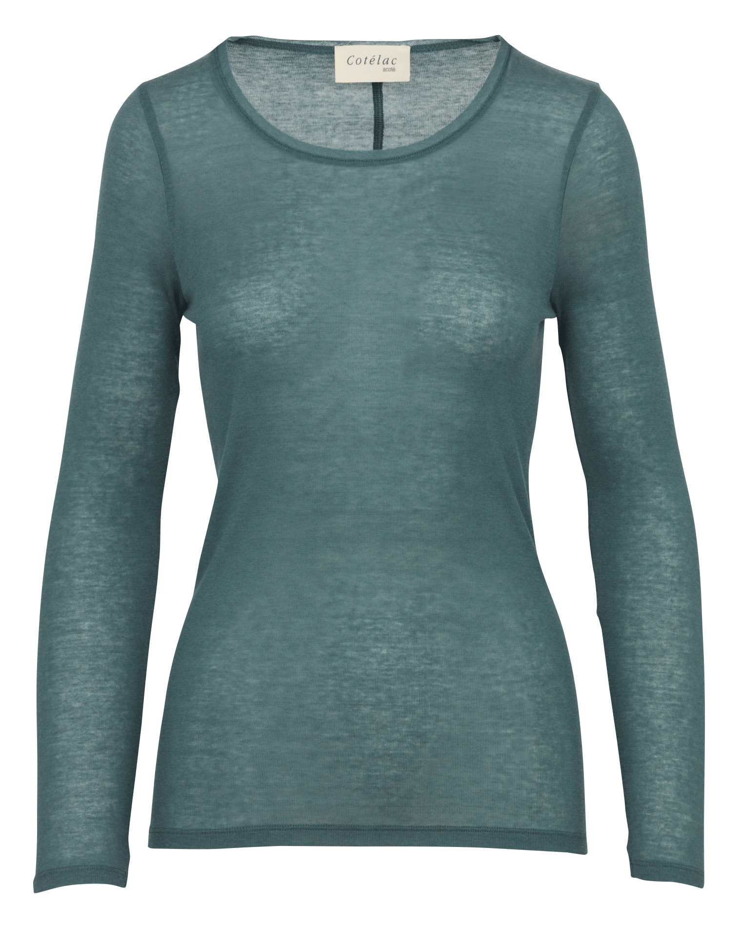 Lange mouwen ronde hals T-shirt COTELAC ACOTE Groen