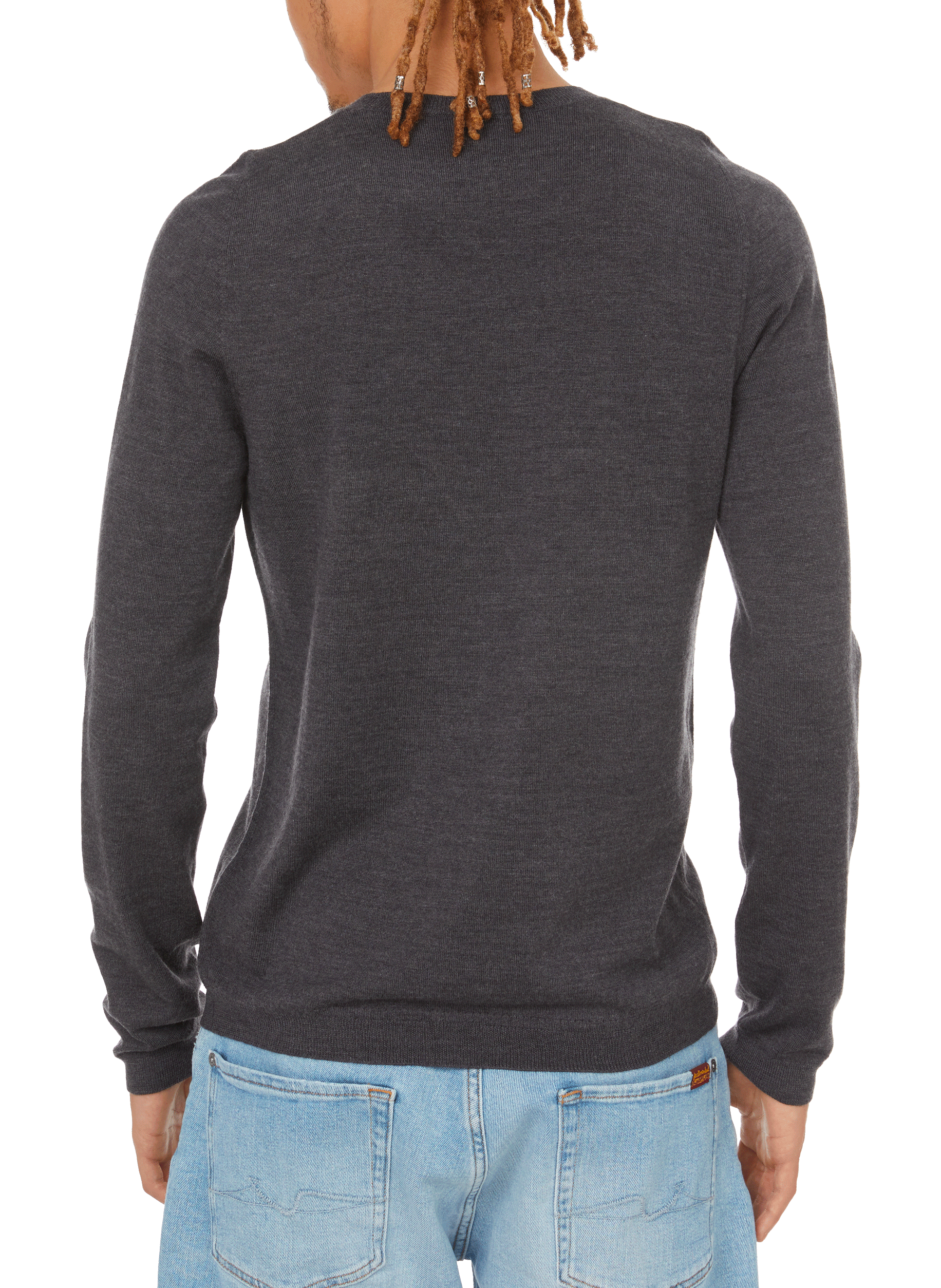 Merino wool sweater | Grey AU PRINTEMPS PARIS Men