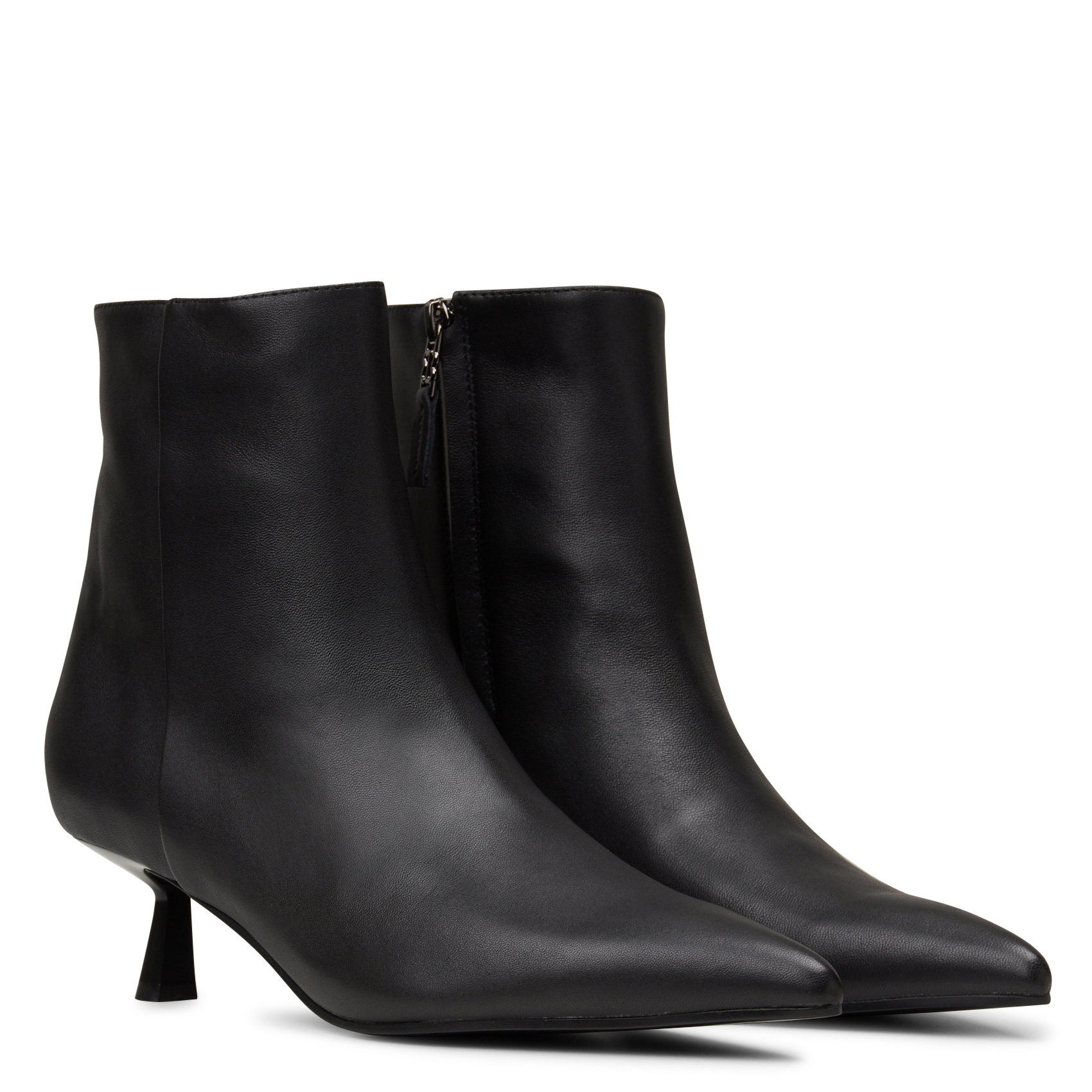 Bottines bout pointu en cuir BIBI LOU Noir