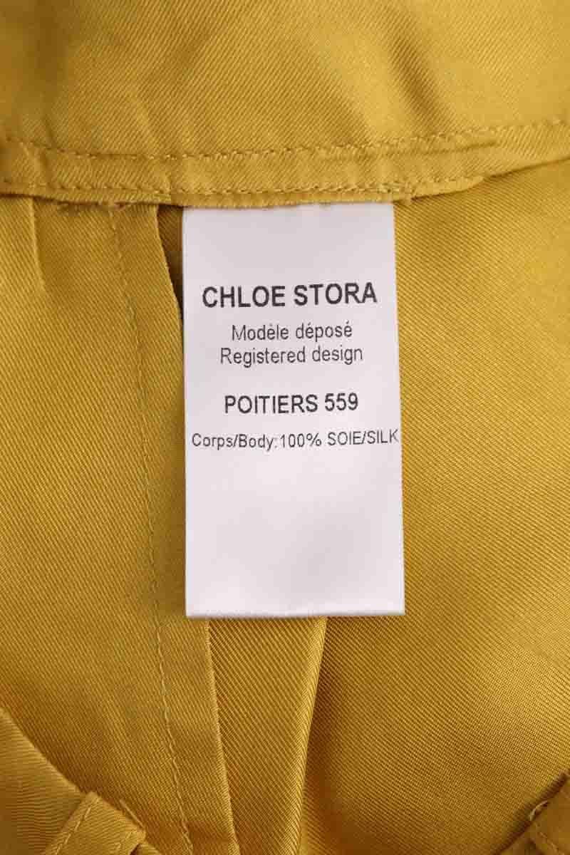 Straight-leg pants CHLOE STORA - SECONDE MAIN Yellow