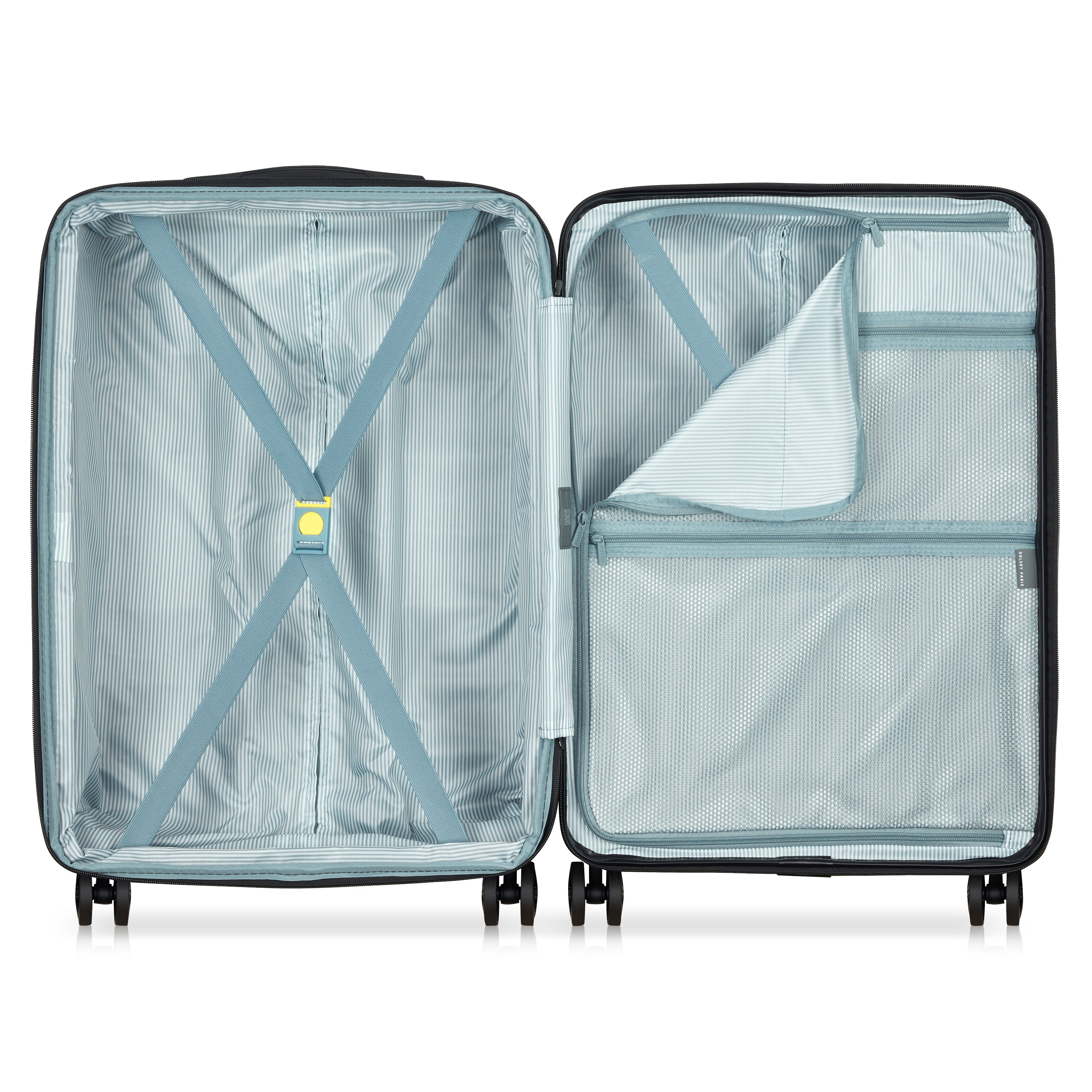 Rigid hold suitcase DELSEY PARIS Brown