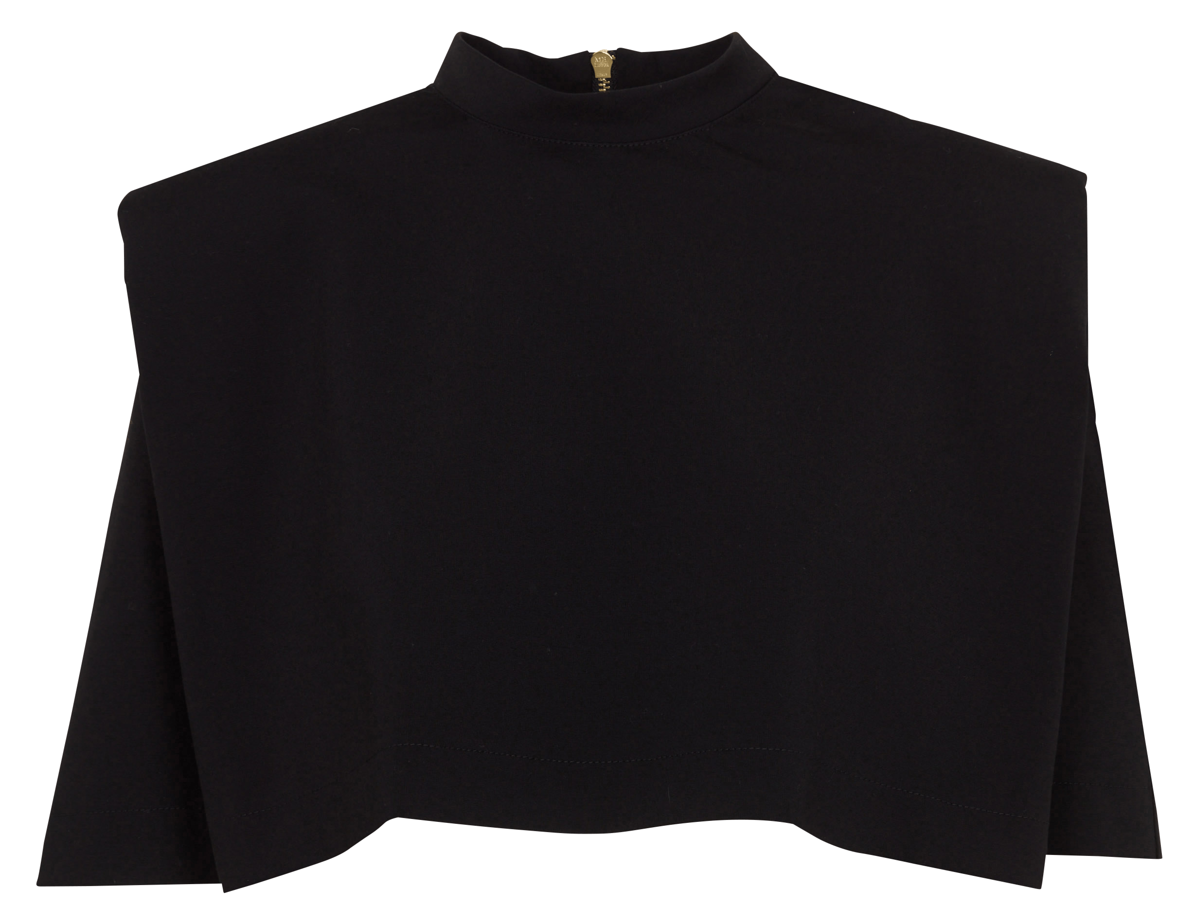 Ruime top met cape-effect IMPERIAL Zwart