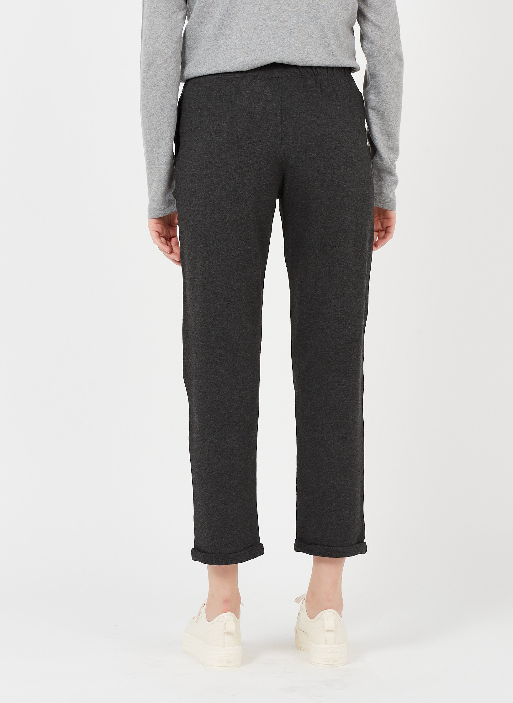 Sweatshirt fabric joggers MAJESTIC FILATURES Grey