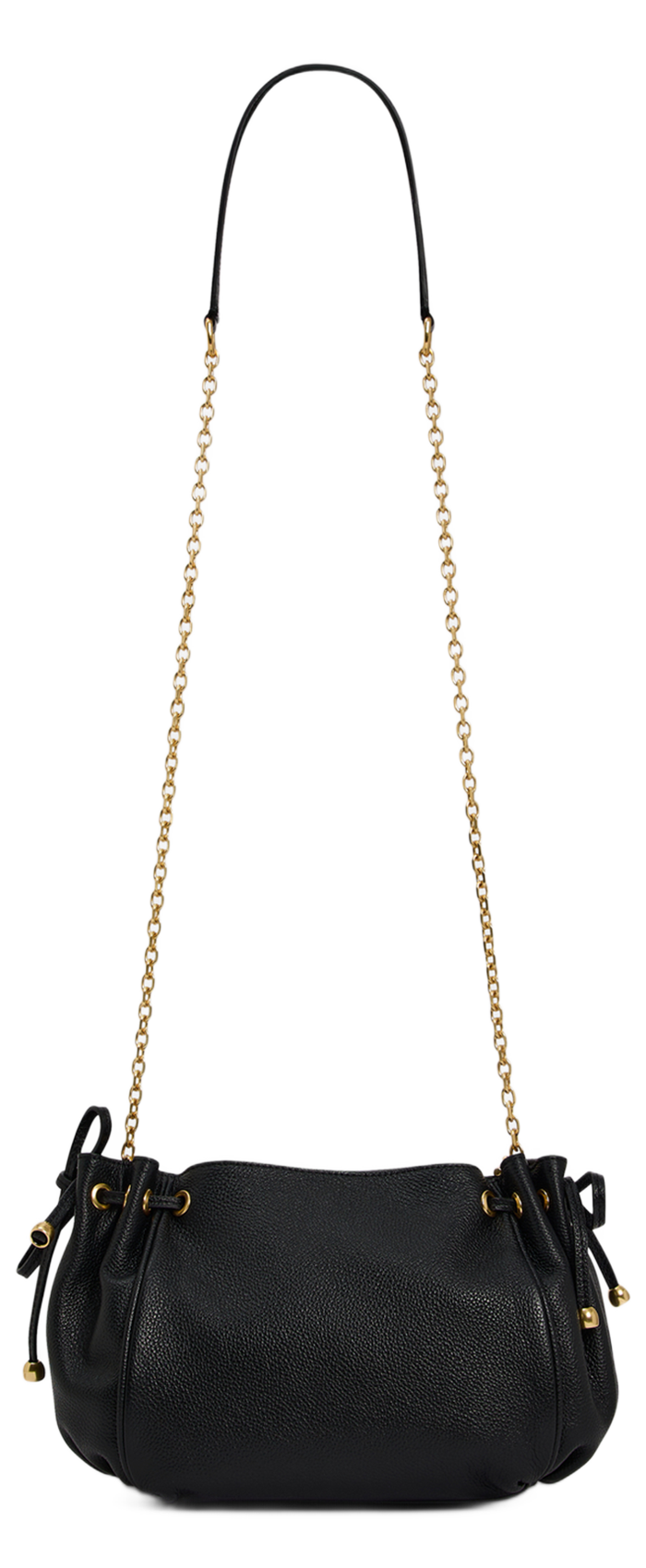 Mini leather shoulder bag GERARD DAREL Black