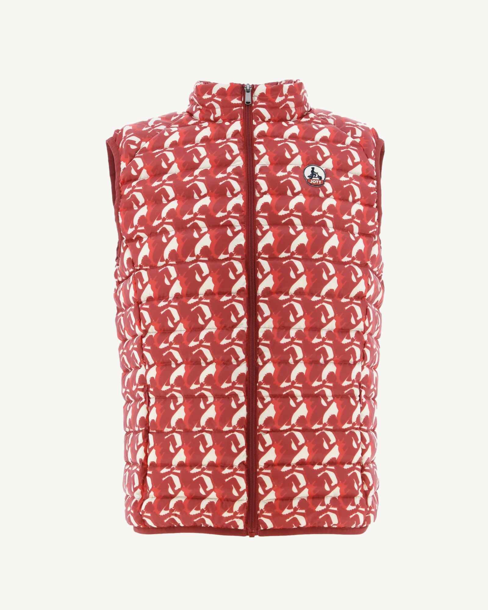Sleeveless puffer jacket Tom JOTT Red