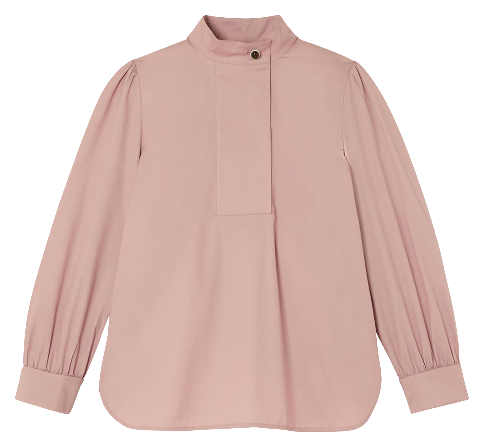 Blouse col rond en coton TARA JARMON Beige