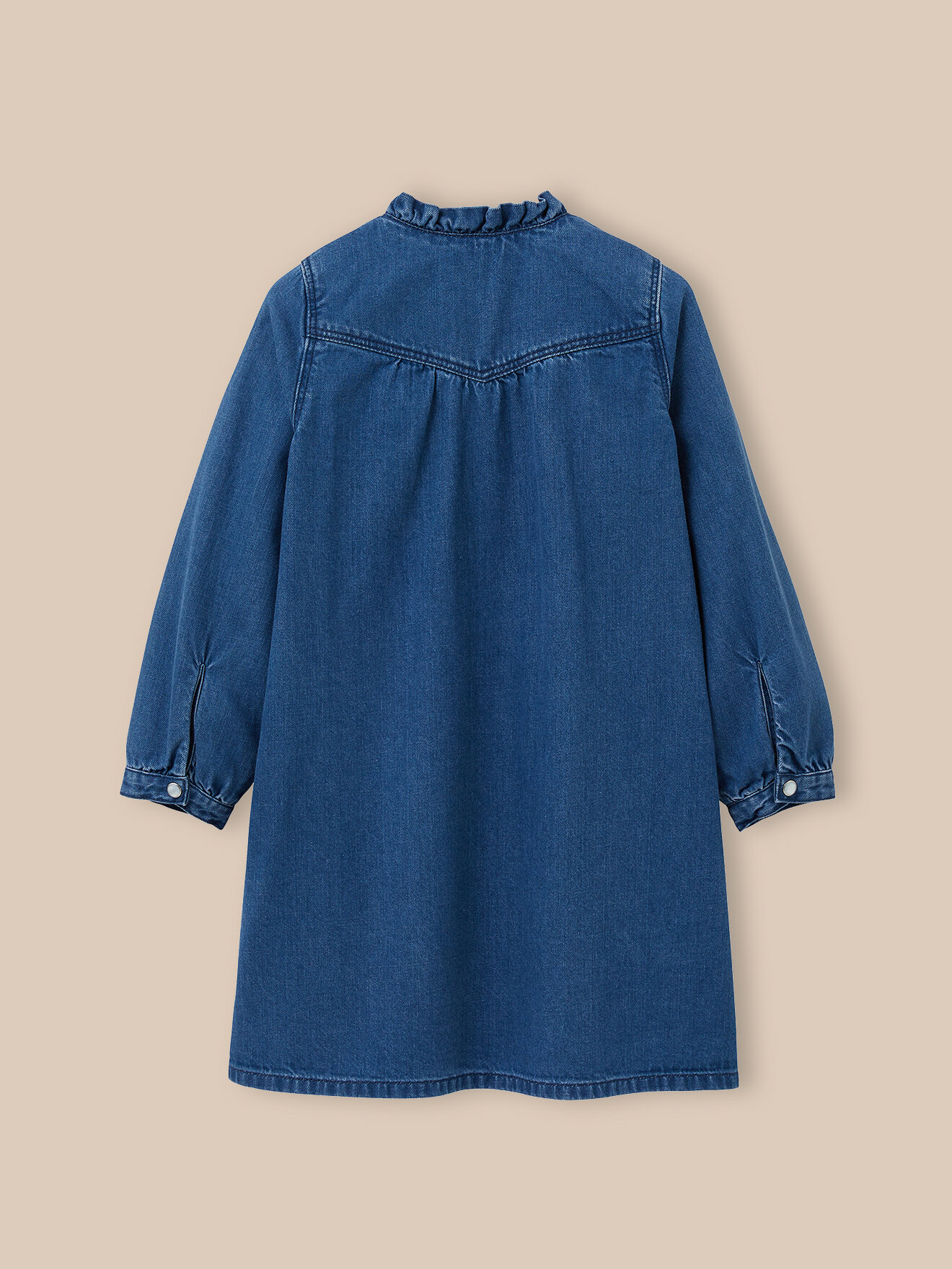 Denim dress CYRILLUS Blue