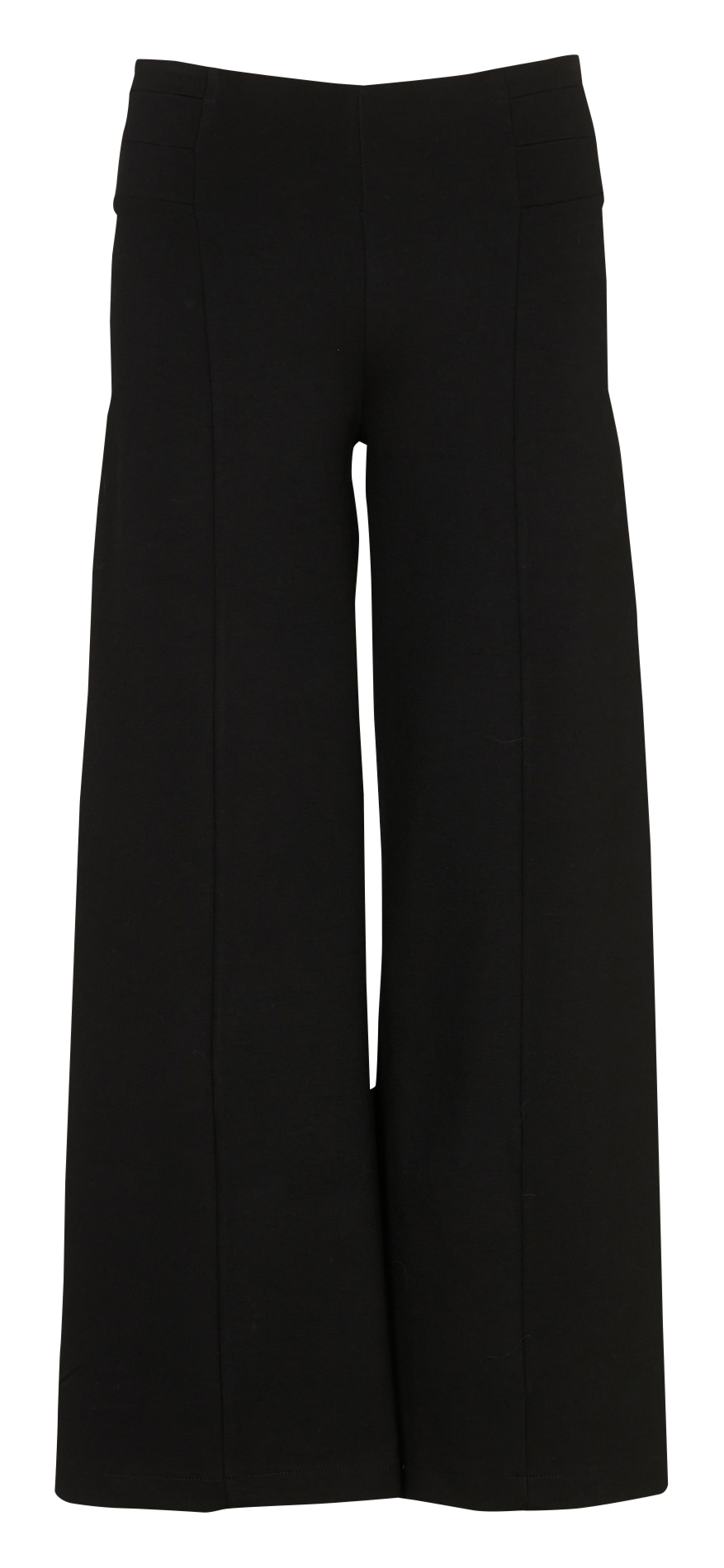 Cropped straight-leg pants LA FEE MARABOUTEE Black