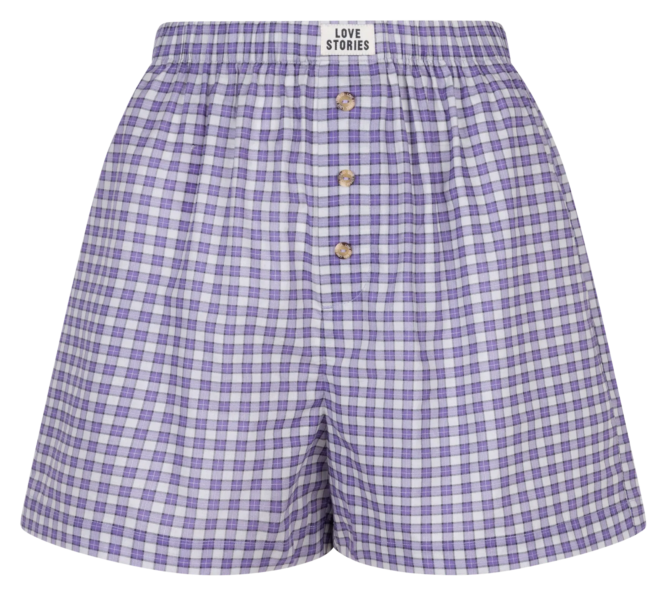 Short à carreauc LOVE STORIES Violet