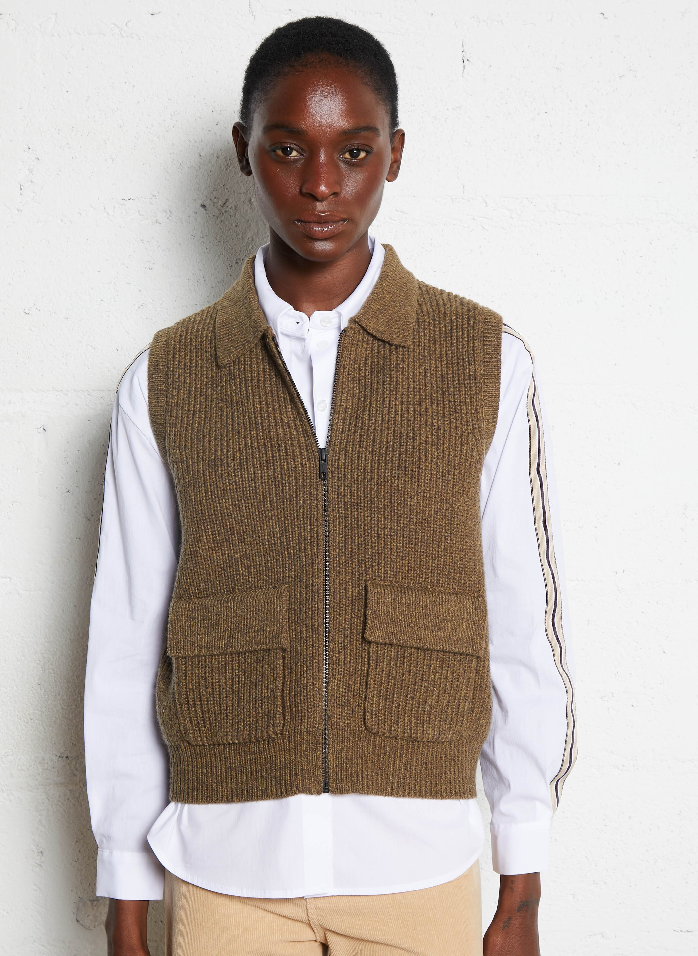 Cardigan with classic collar MAISON 123