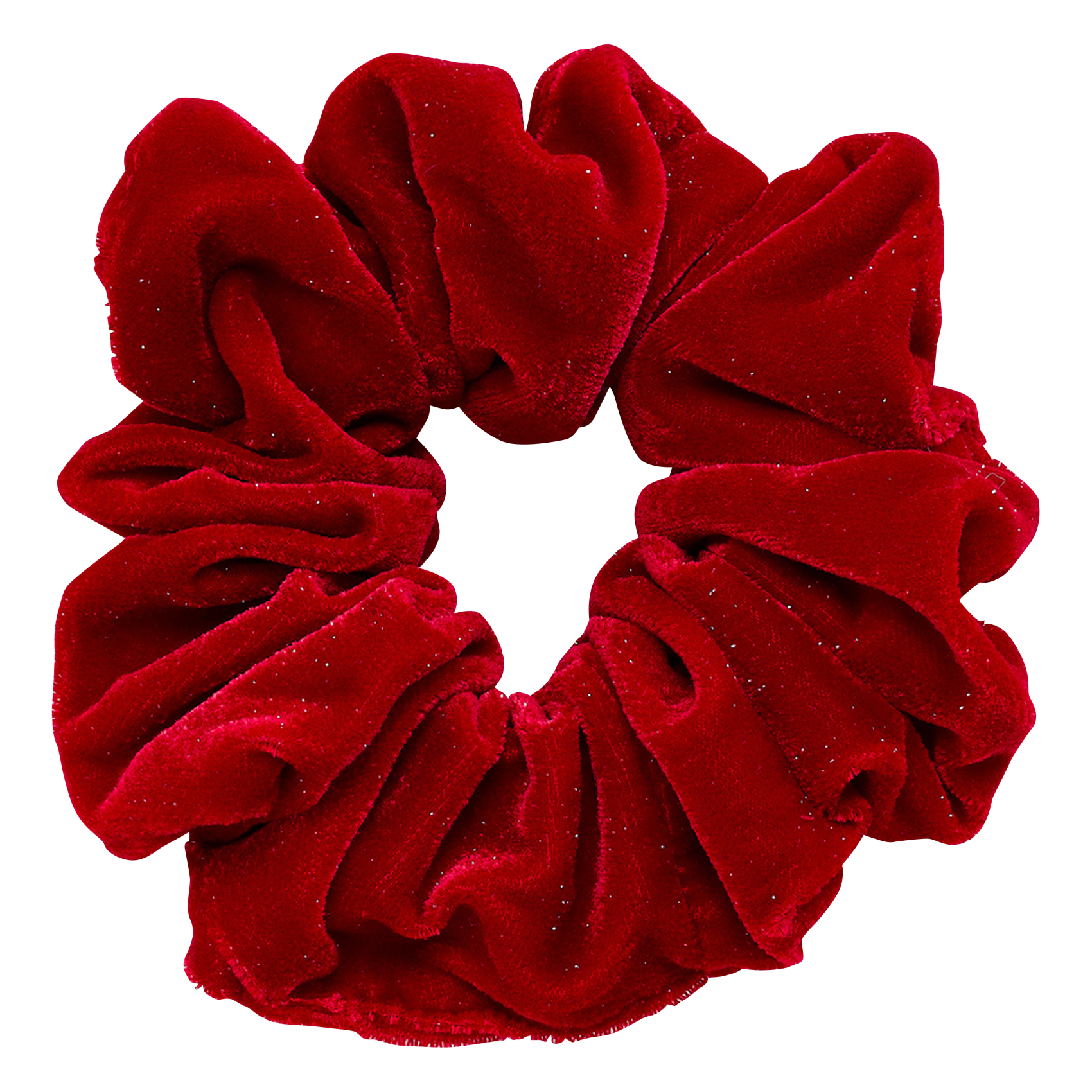 Maxi velvet scrunchie SAISON 1865 Red