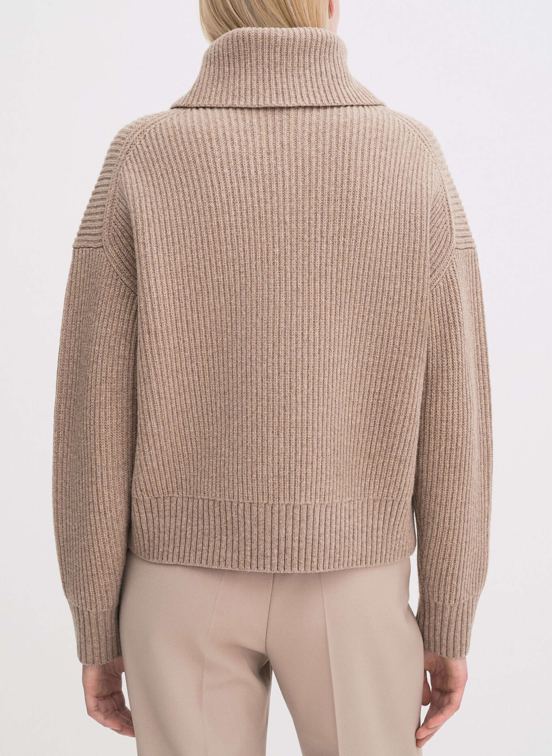 Pull droit en laine FILIPPA K Beige