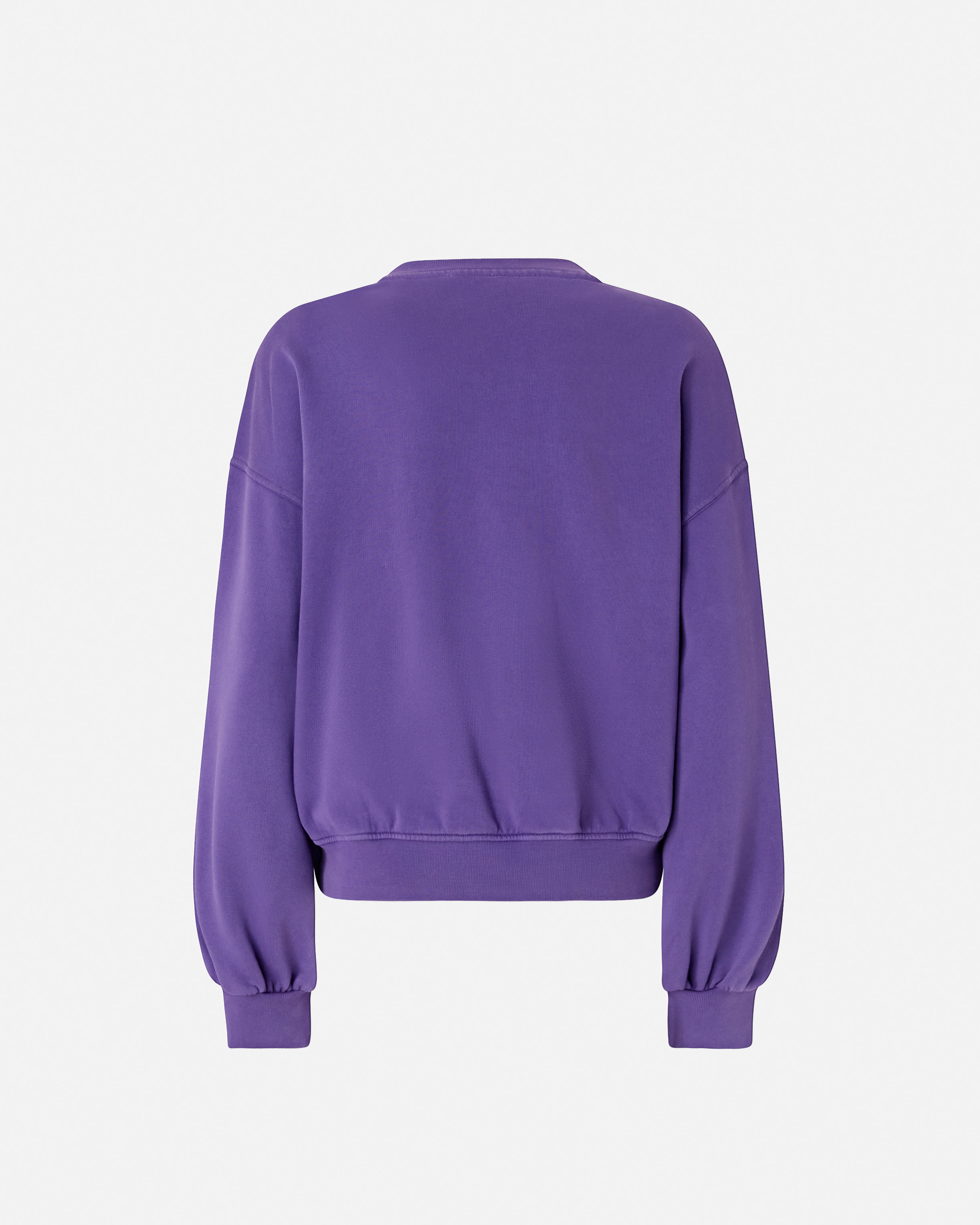 Sweatshirt with love birds embroidery PINKO Purple