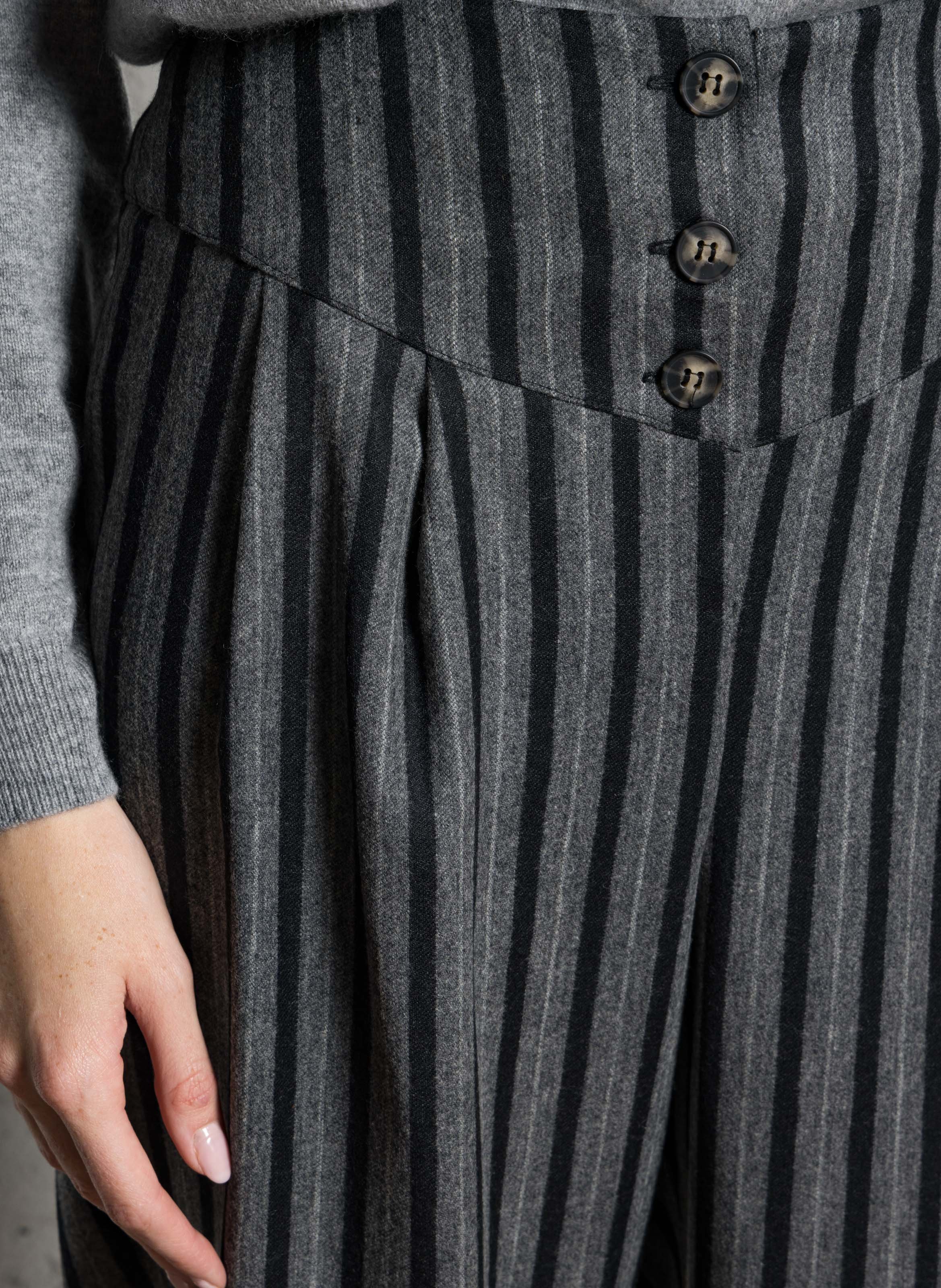 Straight wool trousers SOPHIE+LUCIE Grey