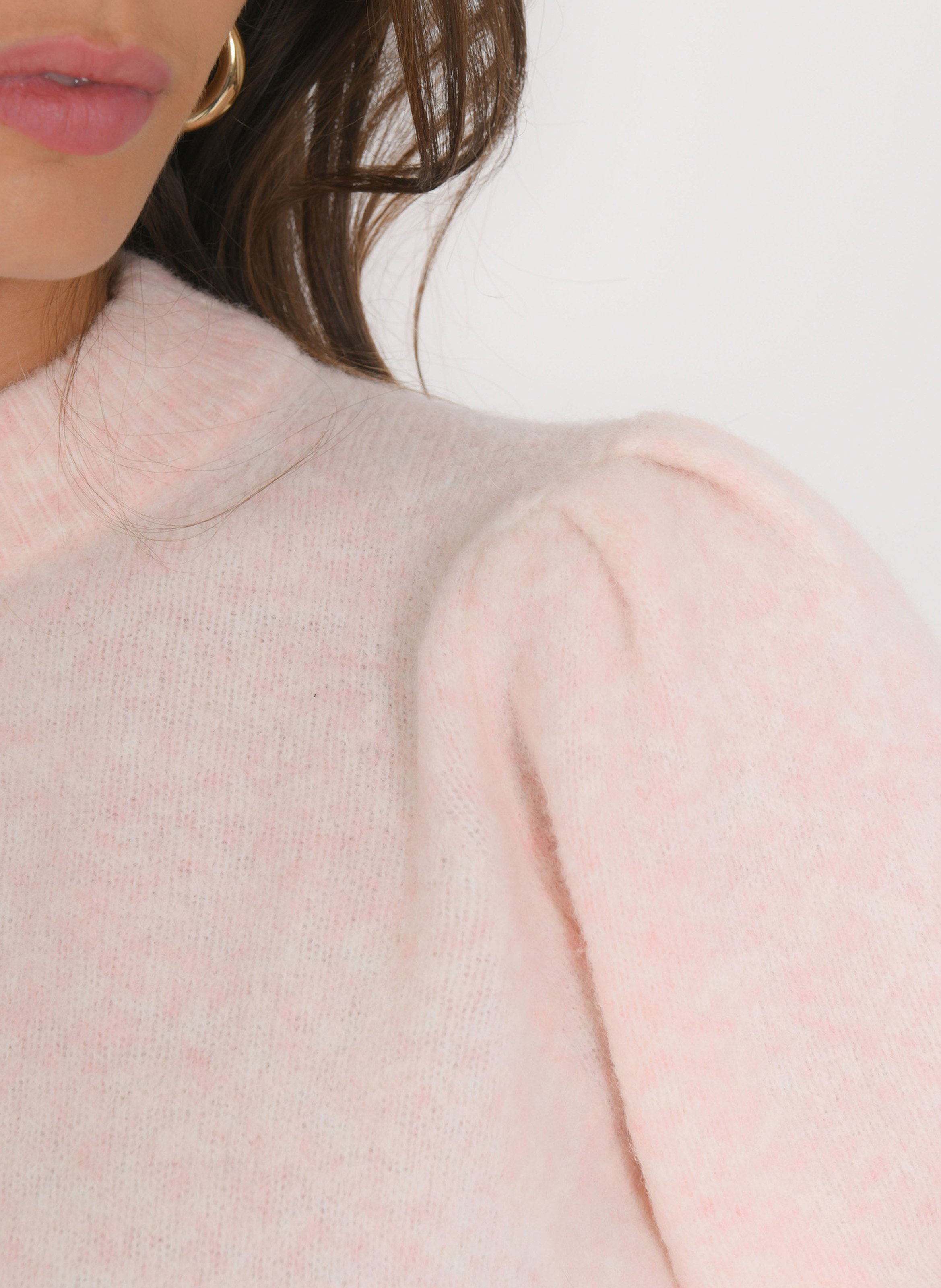 Pull col rond  KOOKAI Rose