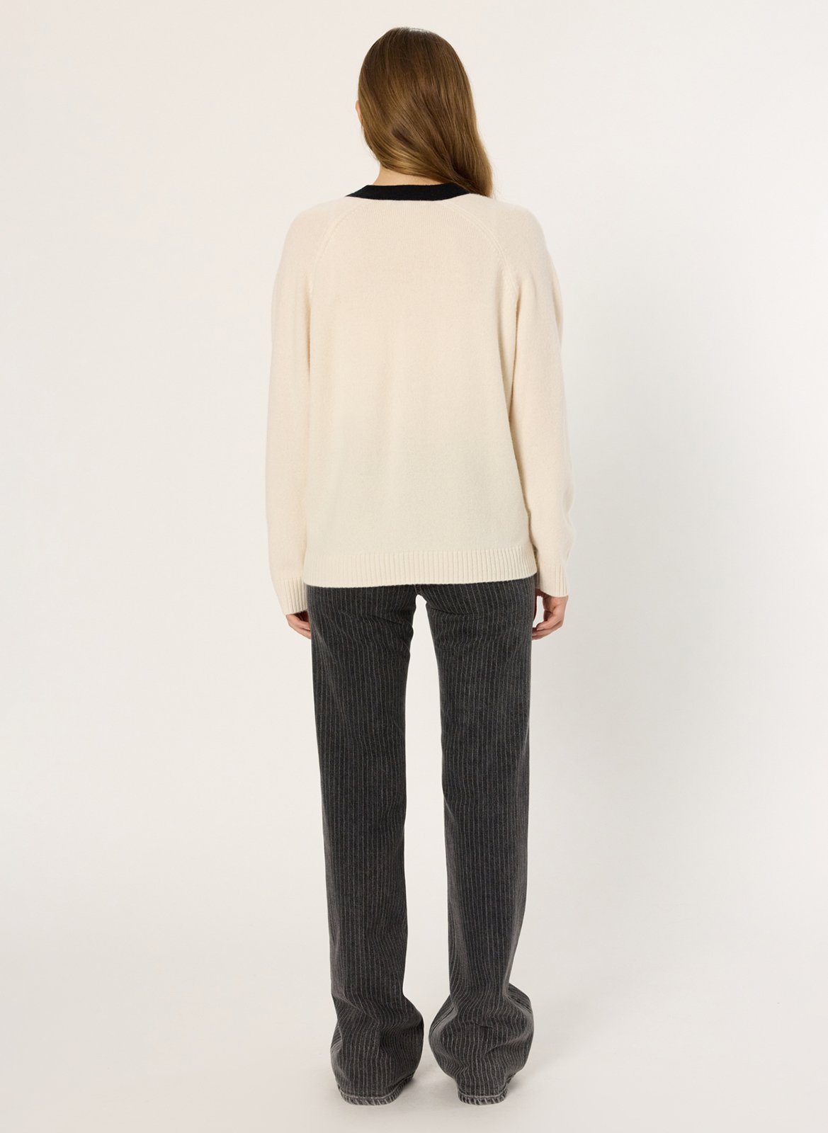 Svenland V-neck wool cardigan GERARD DAREL Beige