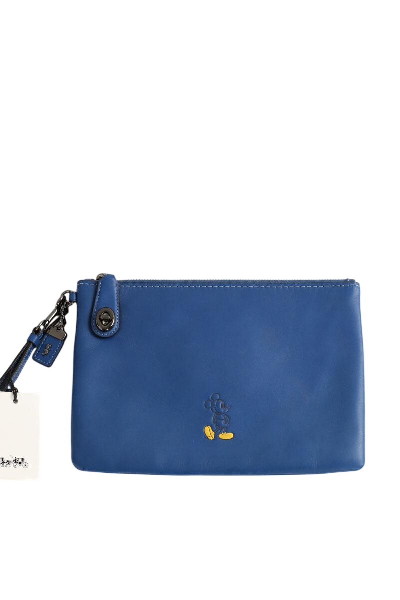 Clutch bag COACH - Seconde Main Blue