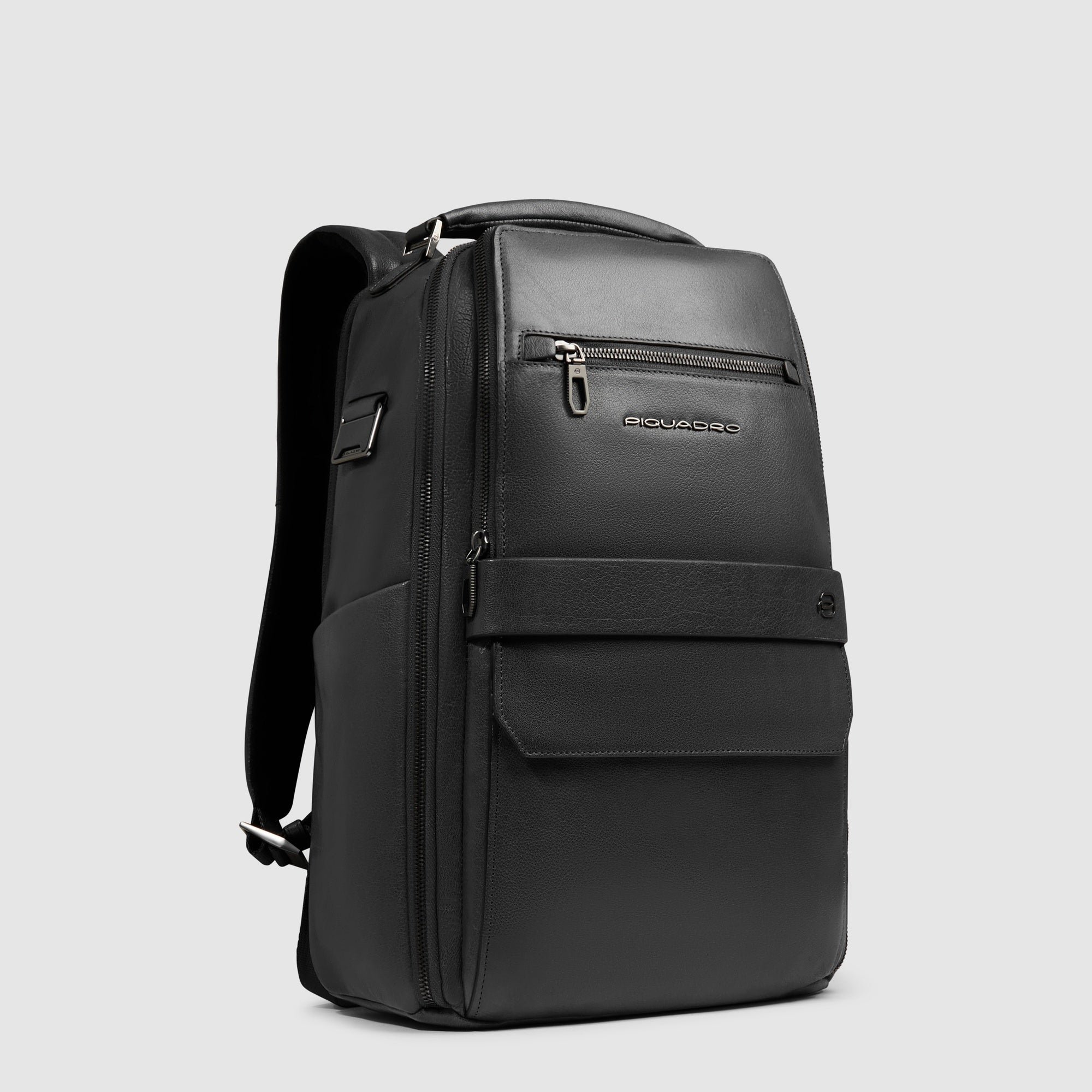 14" Laptop Travel Backpack PIQUADRO Black