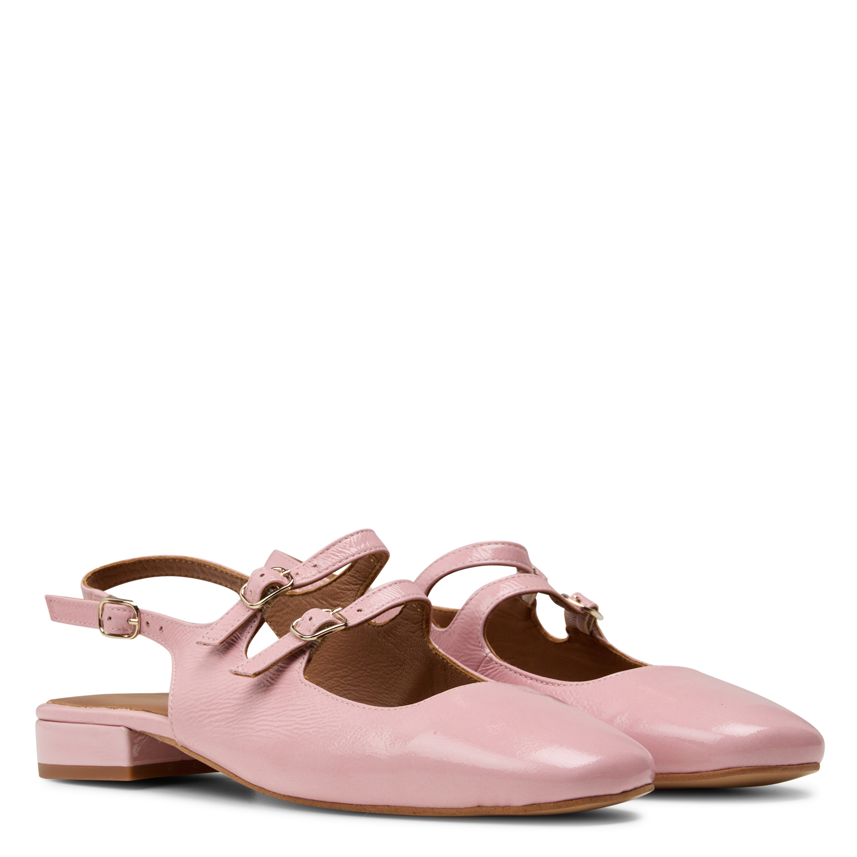 Babies en cuir vernis MELLOW YELLOW Rose