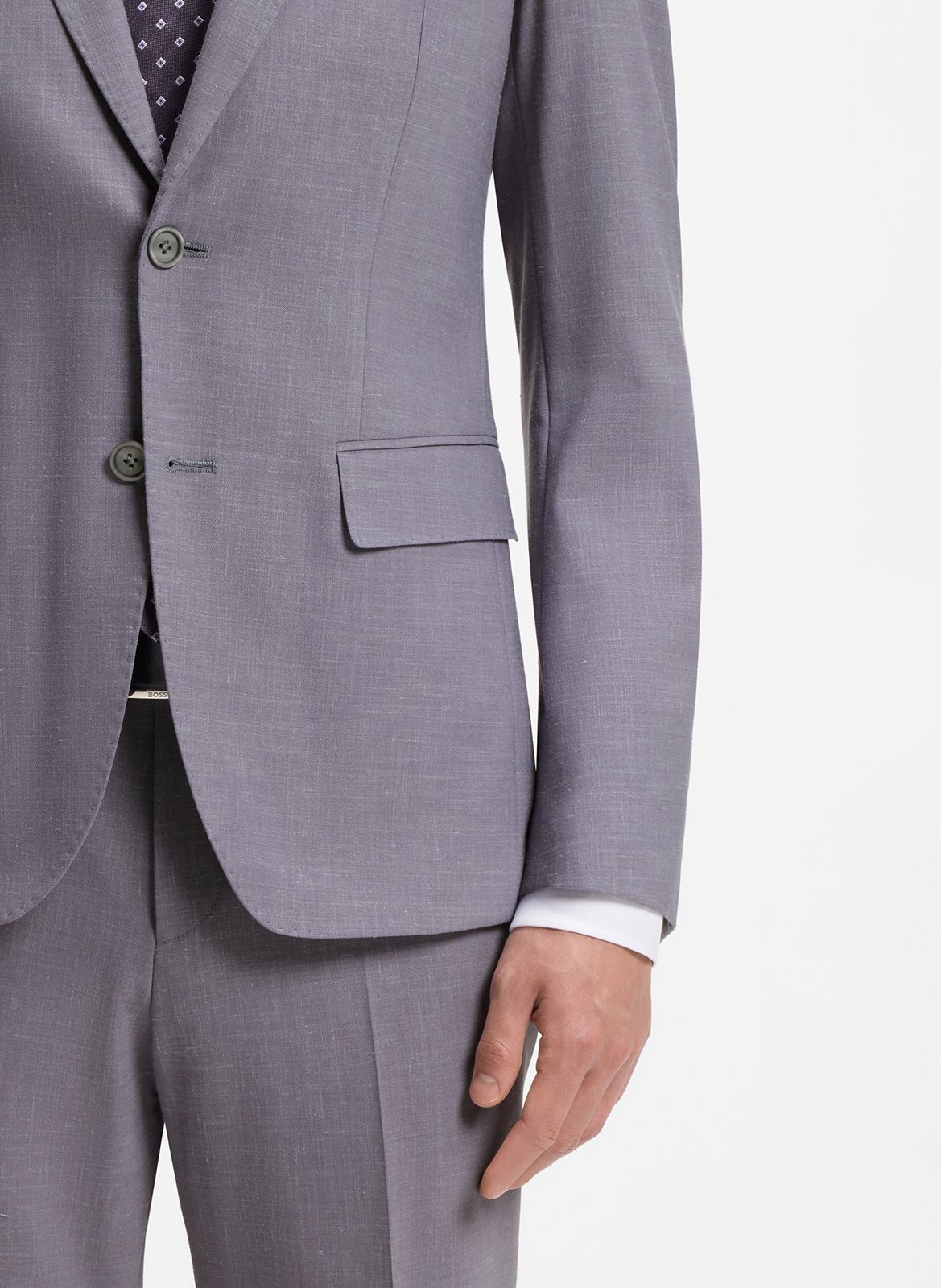 Costume deux pièces slim-fit BOSS Violet