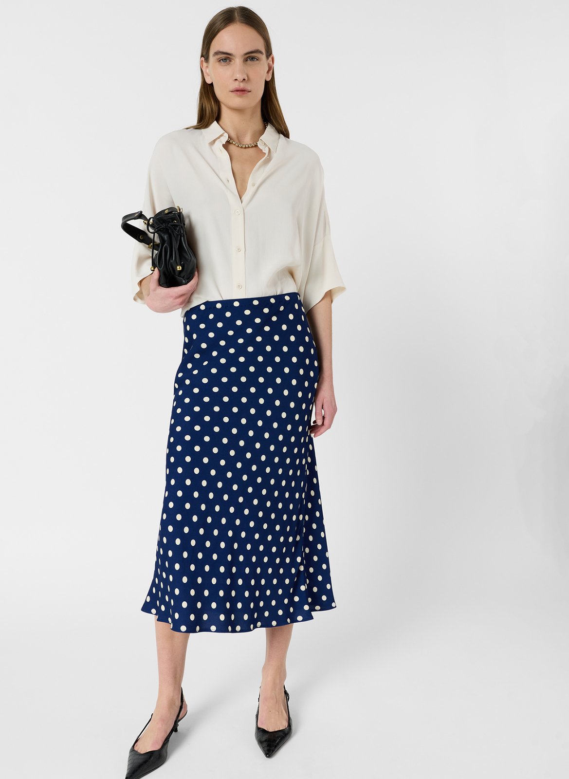 Midirock mit Punkten GERARD DAREL Blau