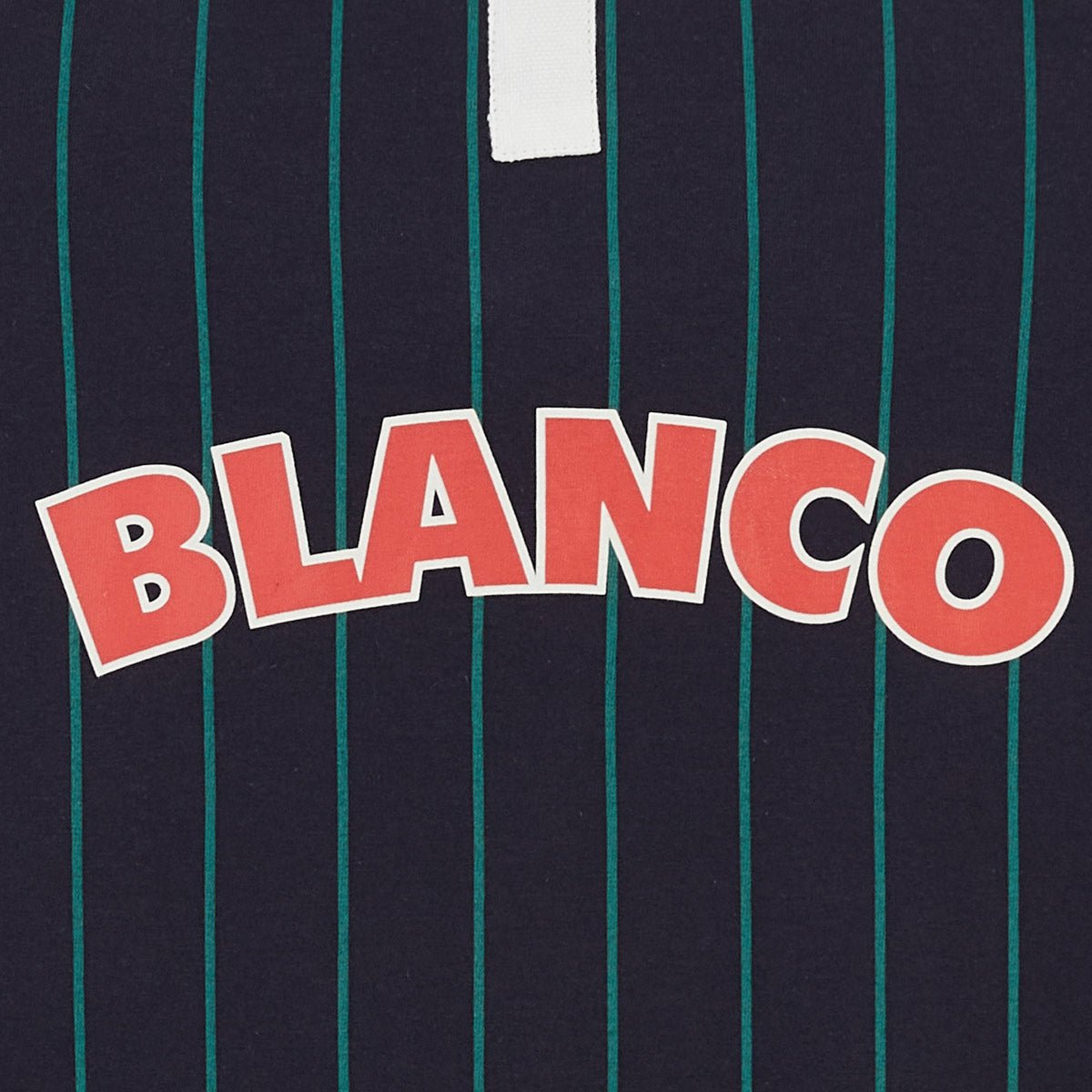 Short-sleeved striped cotton jersey polo SERGE BLANCO Blue